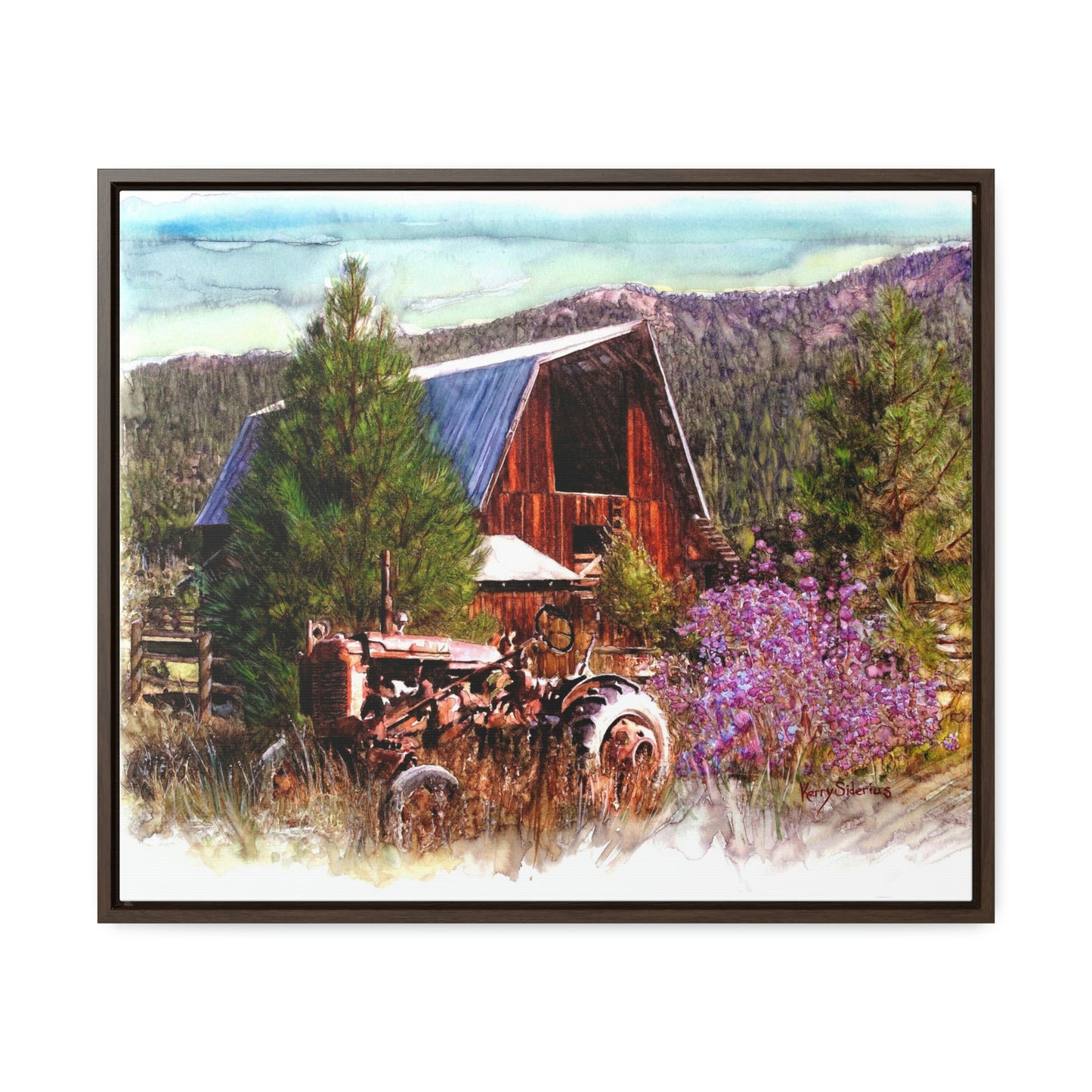 "Twisp River Farm" Framed Gallery Wrapped Canvas - Kerry Siderius Art