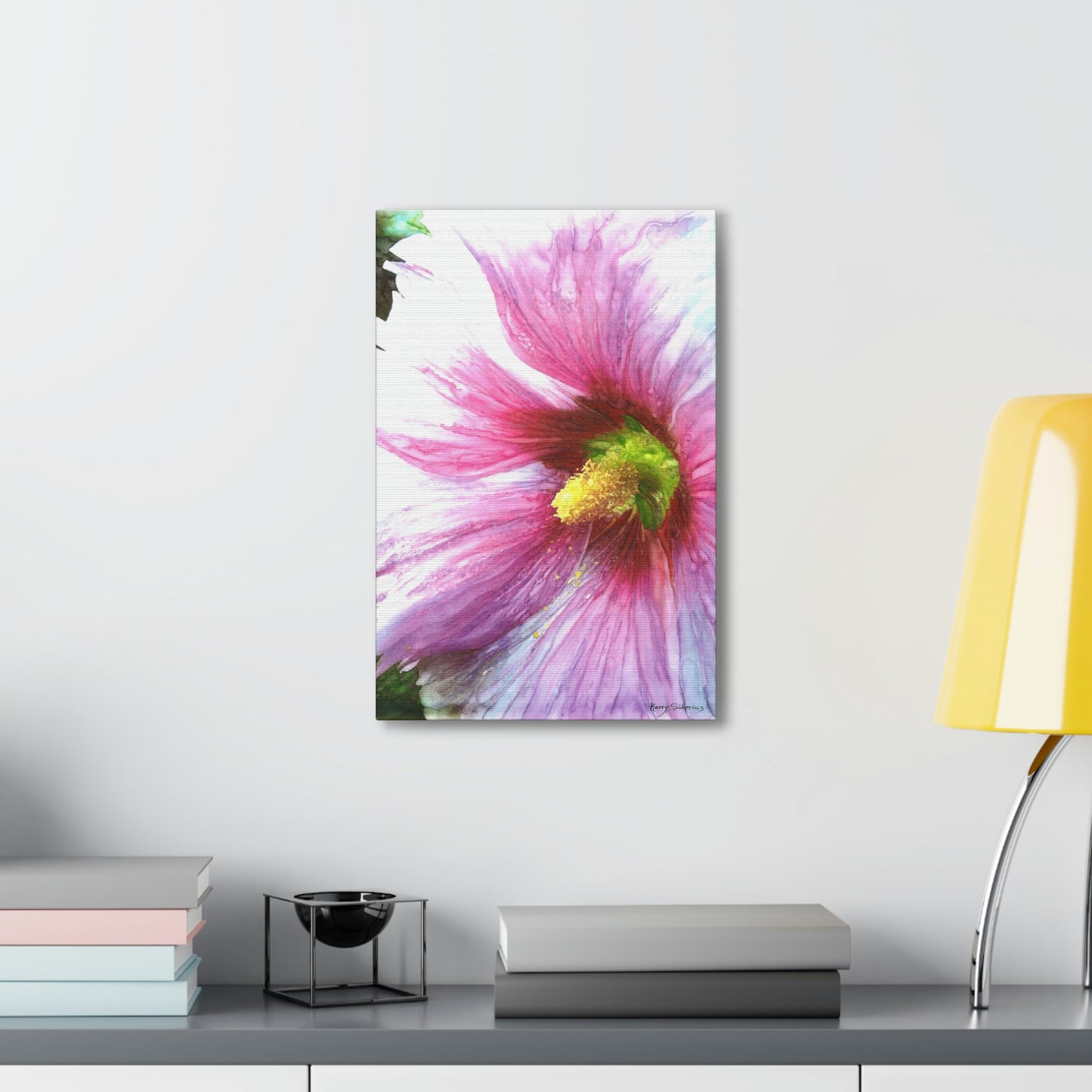 "Pollen on a Hollyhock" Gallery Wrapped Canvas - Kerry Siderius Art