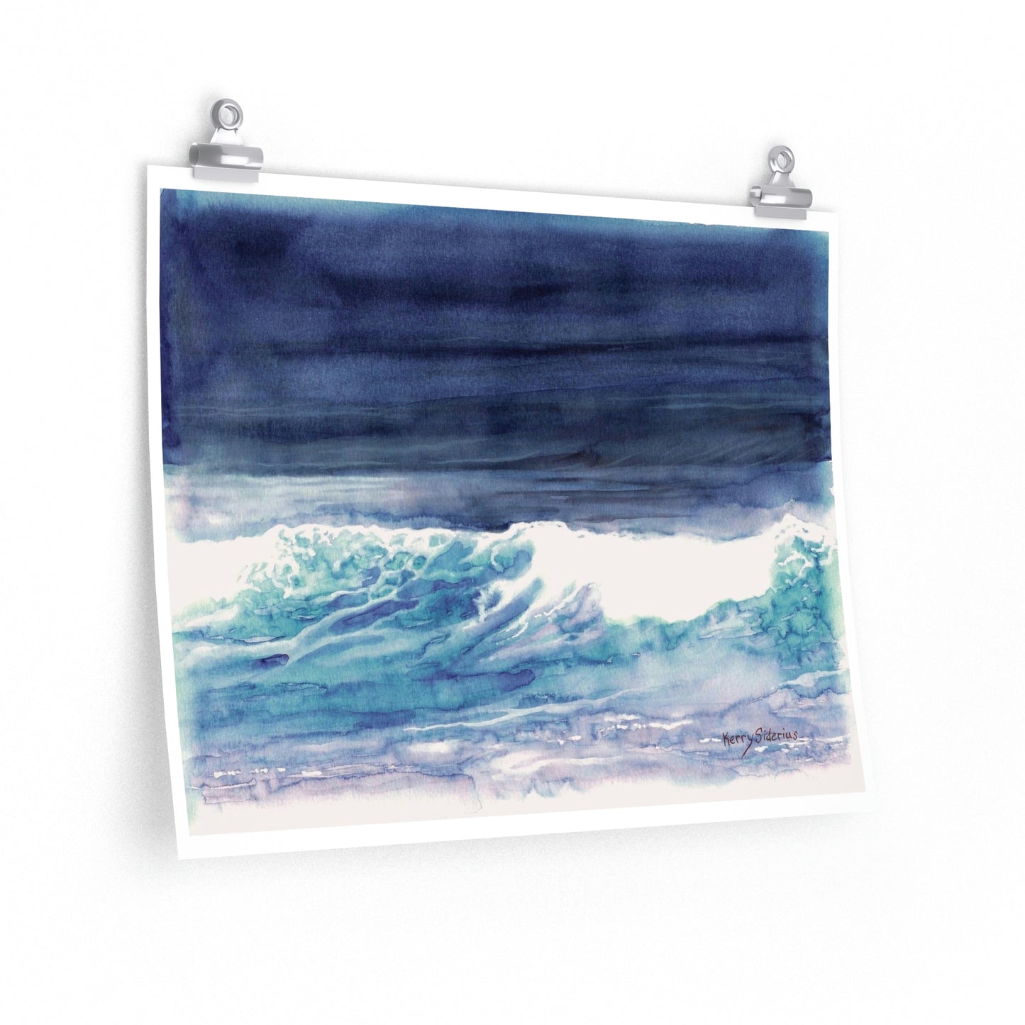 "Wave" Archival Poster (4 Sizes) - Kerry Siderius Art