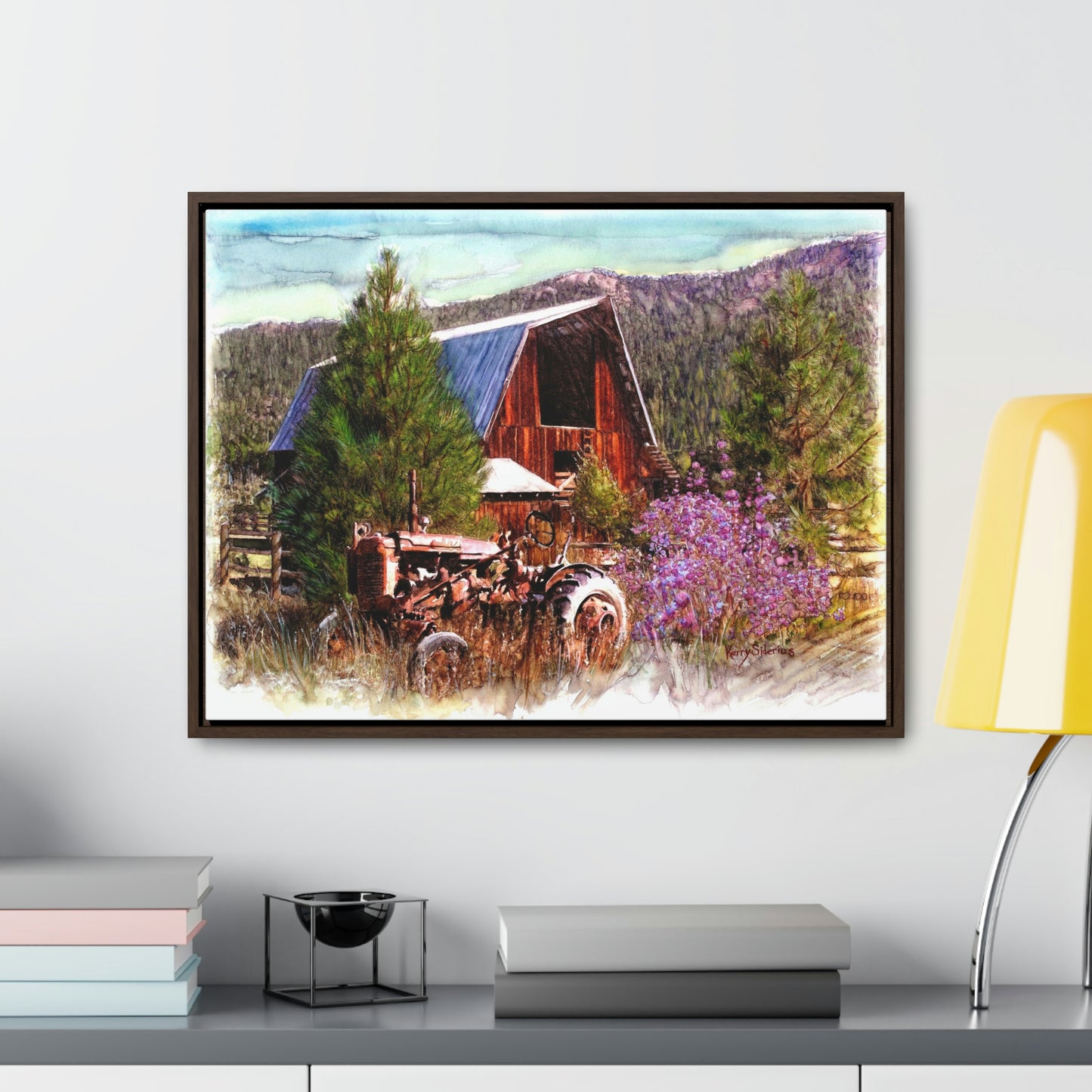 "Twisp River Farm" Framed Gallery Wrapped Canvas - Kerry Siderius Art