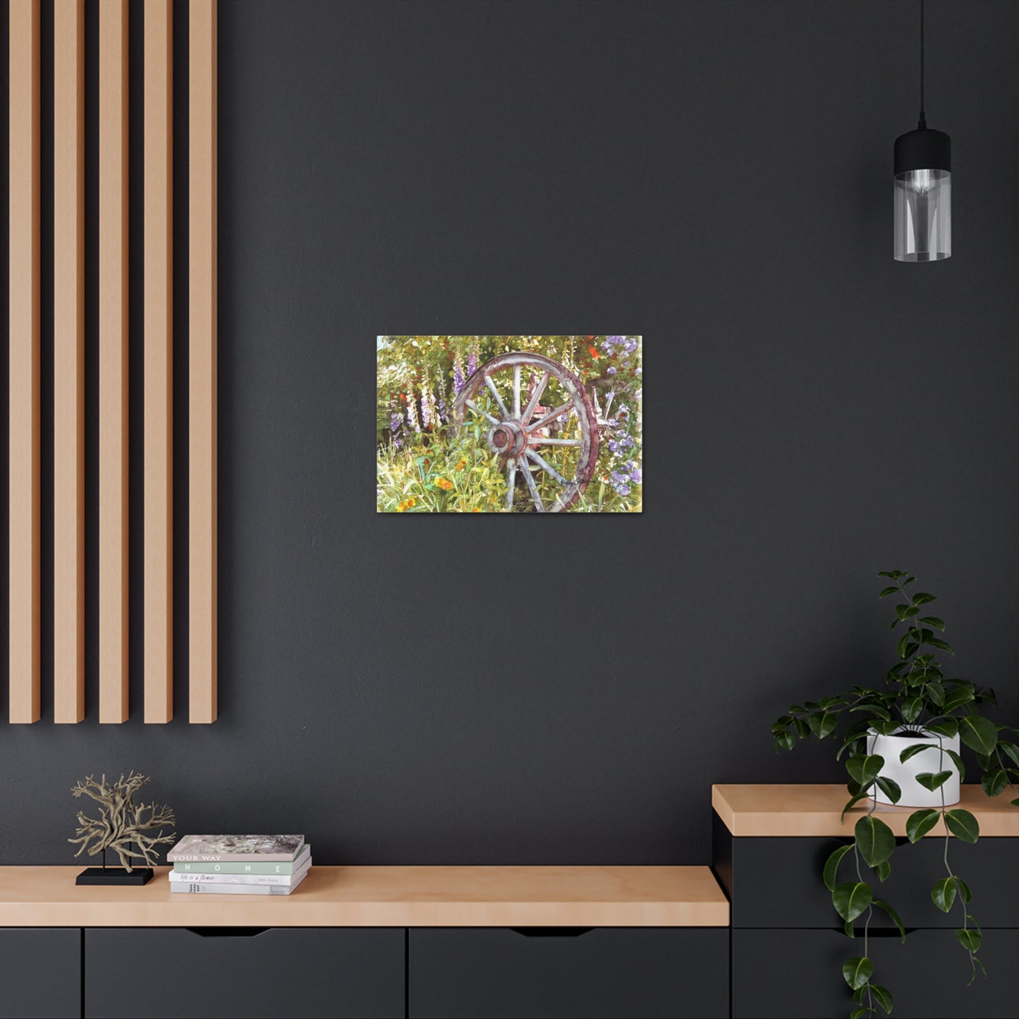 "Wagon Wheel" Gallery Wrapped Canvas - Kerry Siderius Art
