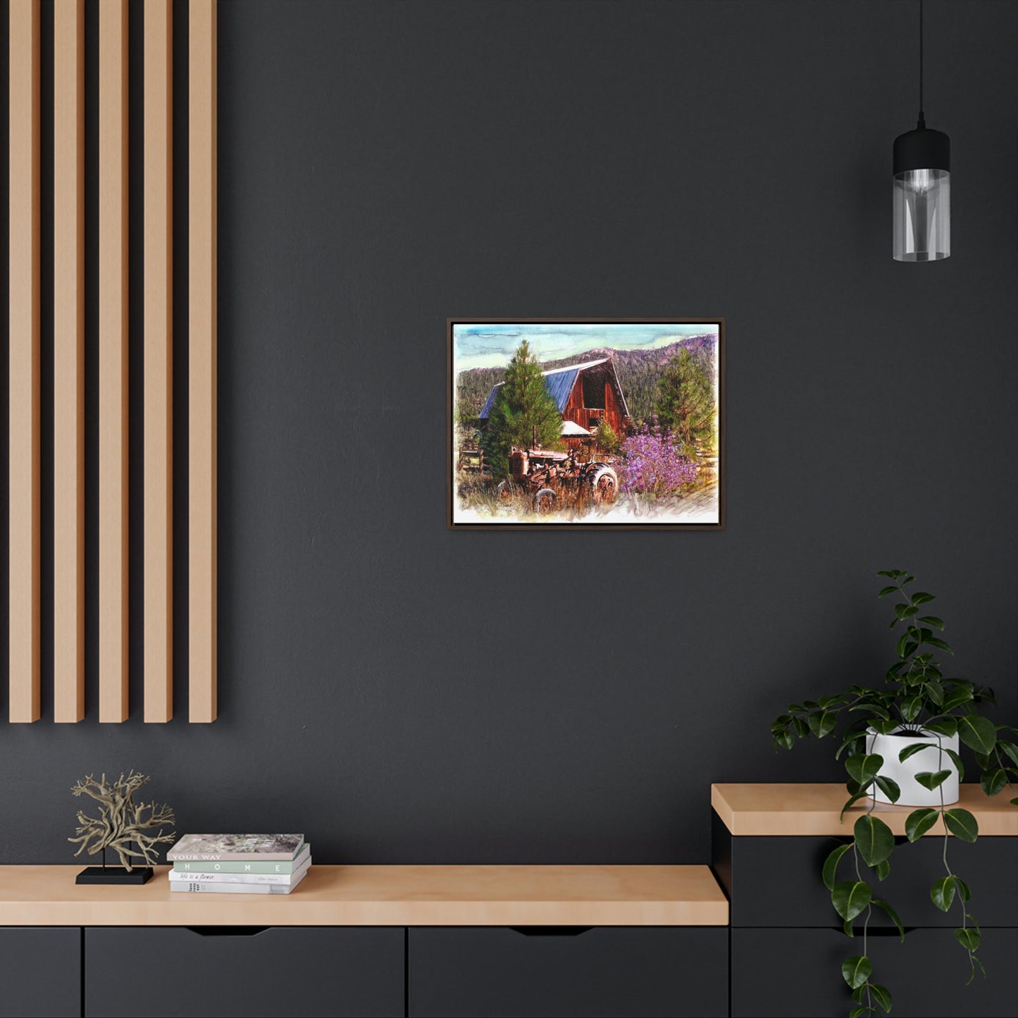"Twisp River Farm" Framed Gallery Wrapped Canvas - Kerry Siderius Art