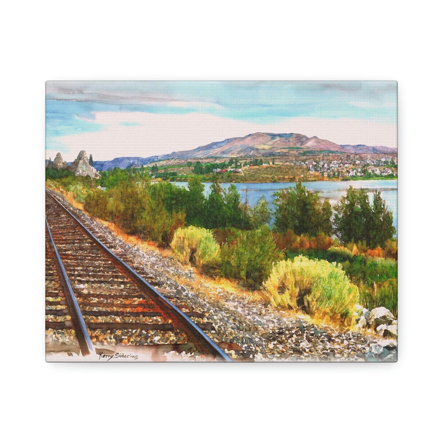 "Sun Cove Across the River" Canvas - Kerry Siderius Art