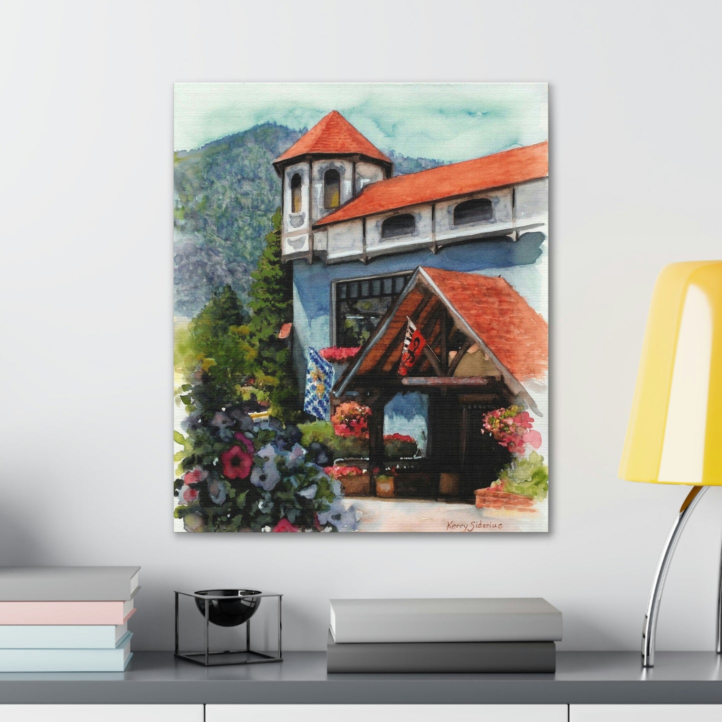 "Leavenworth's Little Music Shop" Gallery Wrapped Canvas - Kerry Siderius Art