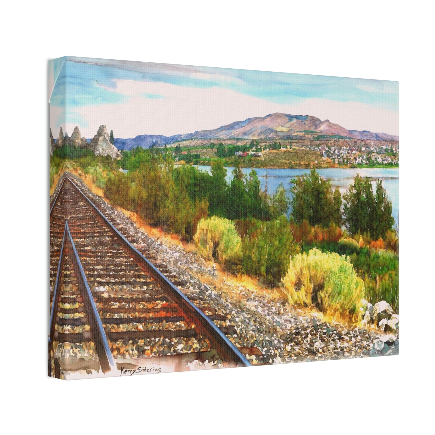 "Sun Cove Across the River" Canvas - Kerry Siderius Art