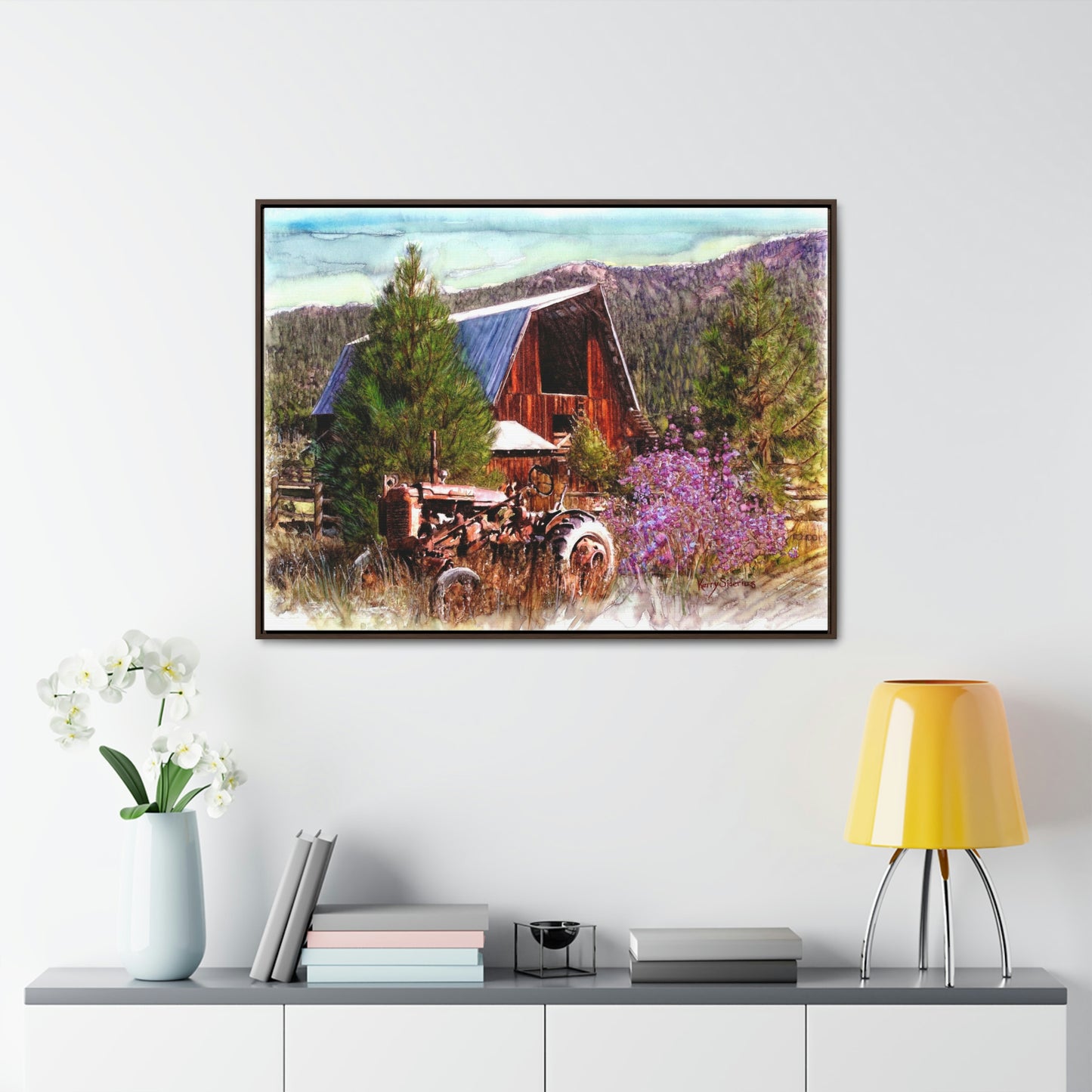 "Twisp River Farm" Framed Gallery Wrapped Canvas - Kerry Siderius Art