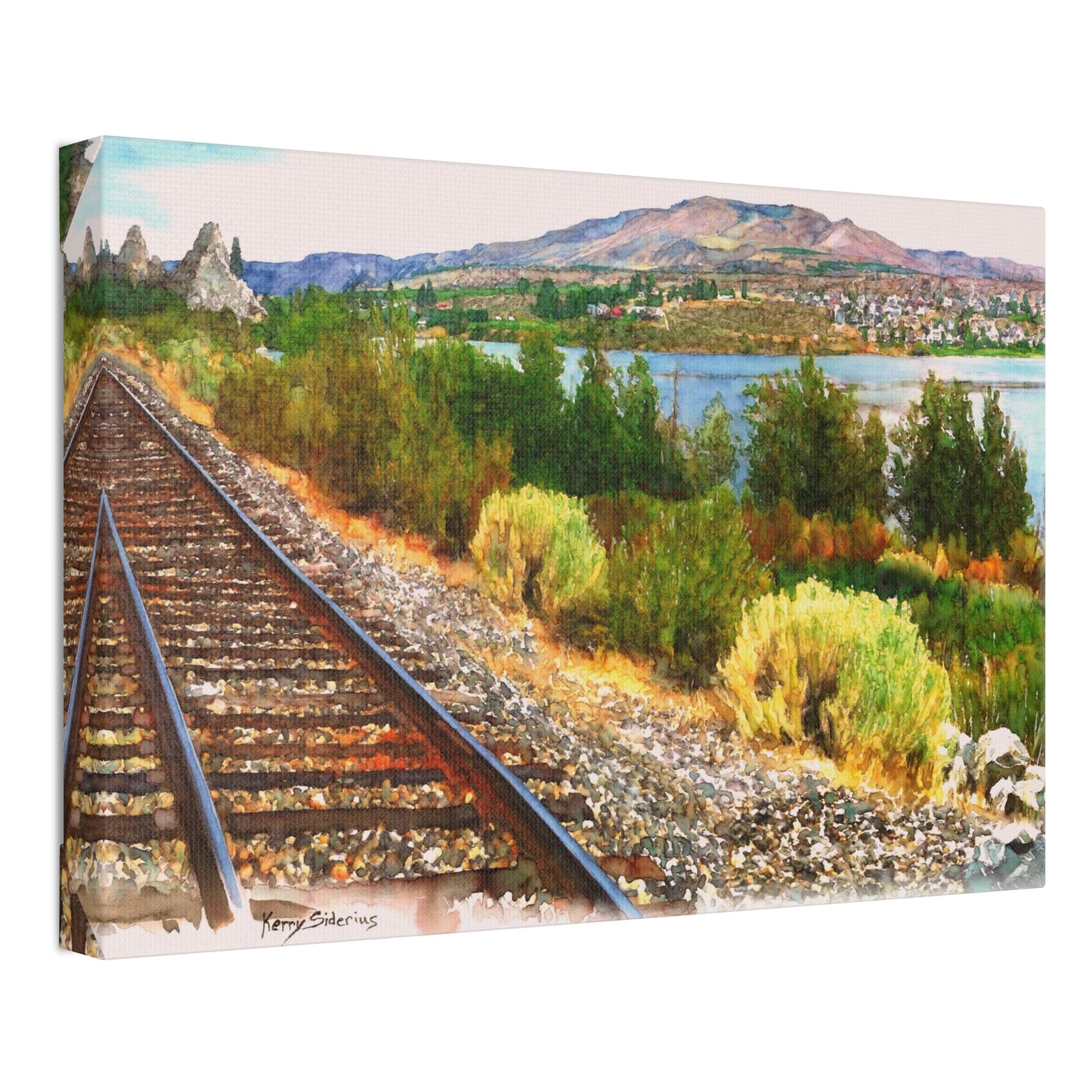"Sun Cove Across the River" Canvas - Kerry Siderius Art