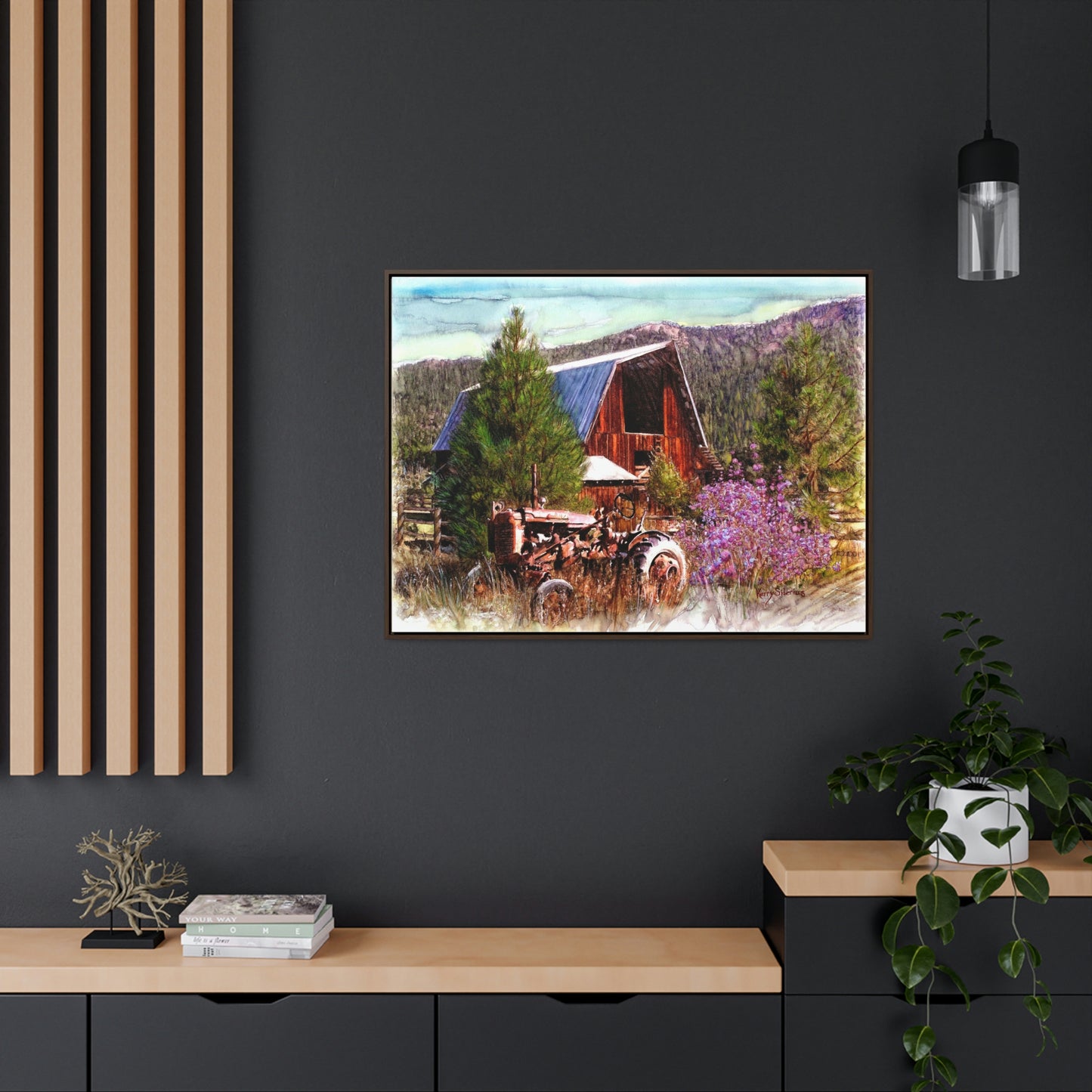 "Twisp River Farm" Framed Gallery Wrapped Canvas - Kerry Siderius Art