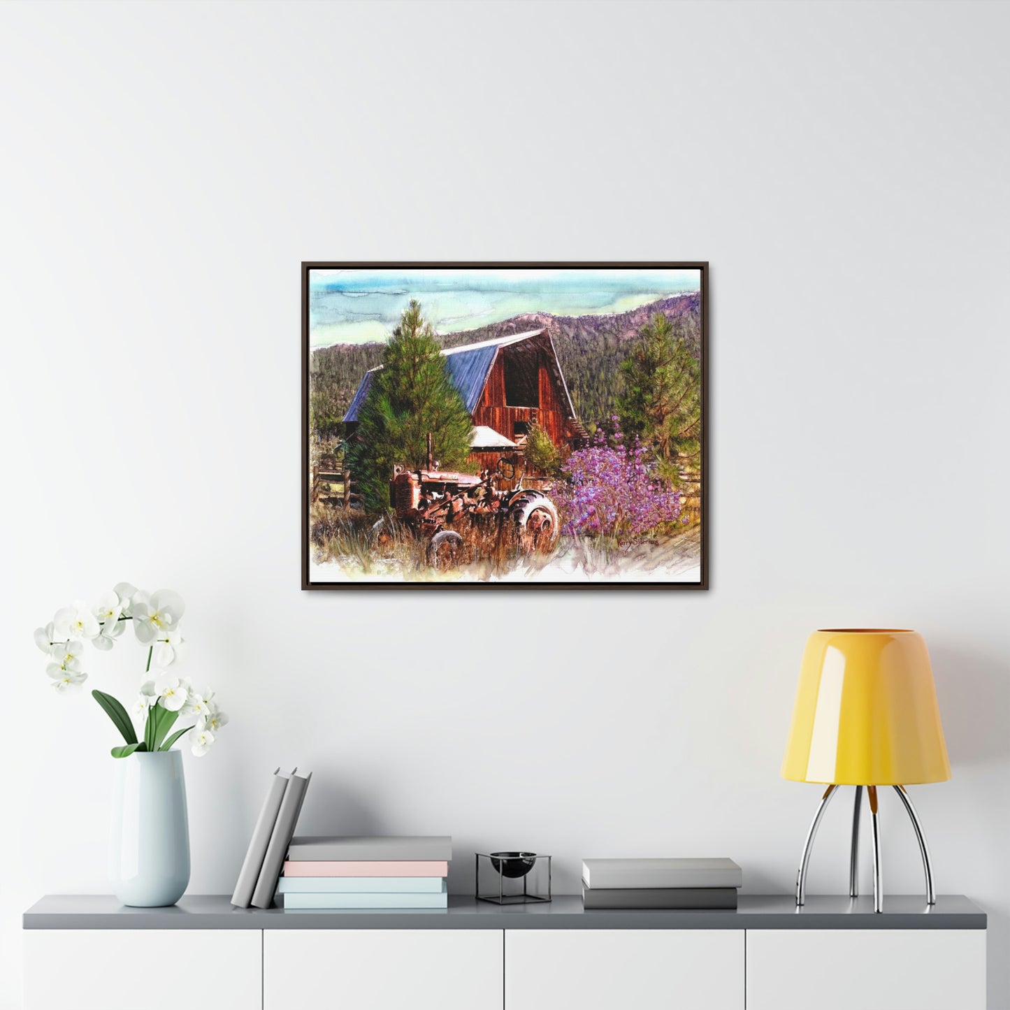 "Twisp River Farm" Framed Gallery Wrapped Canvas - Kerry Siderius Art