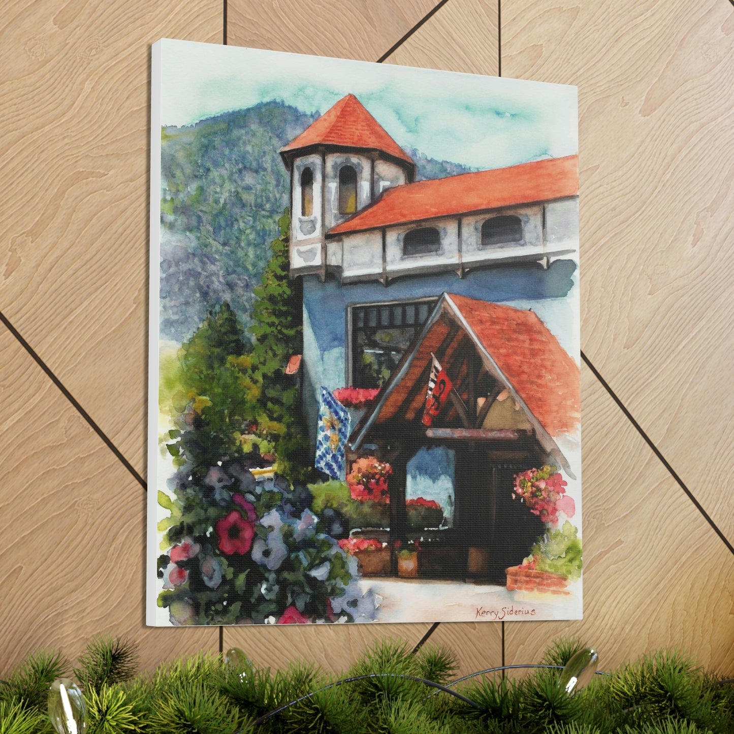 "Leavenworth's Little Music Shop" Gallery Wrapped Canvas - Kerry Siderius Art