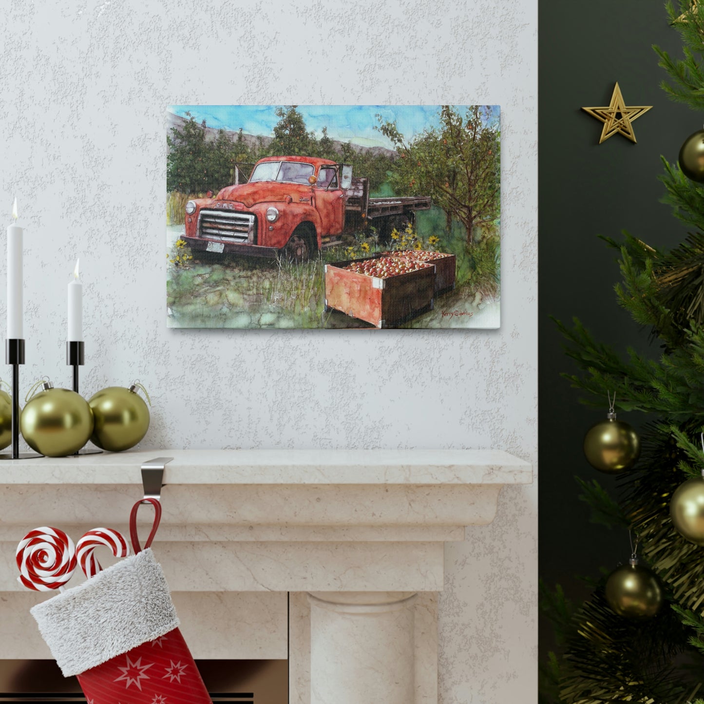 "Picking Apples in Orondo" Gallery-Wrapped Canvas - Kerry Siderius Art