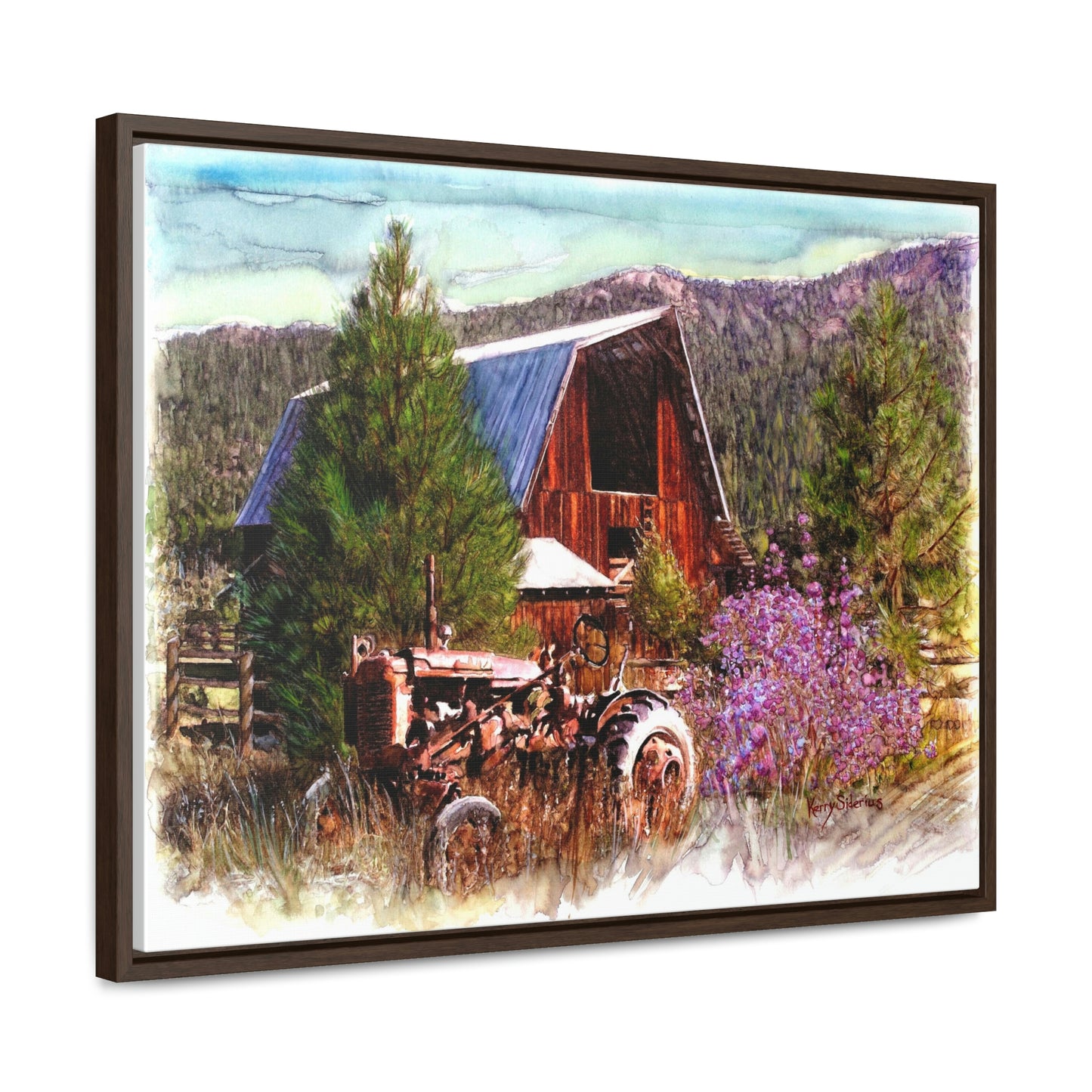 "Twisp River Farm" Framed Gallery Wrapped Canvas - Kerry Siderius Art