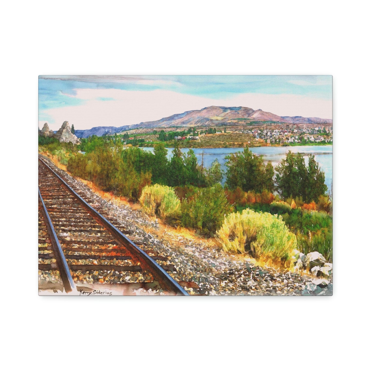 "Sun Cove Across the River" Canvas - Kerry Siderius Art