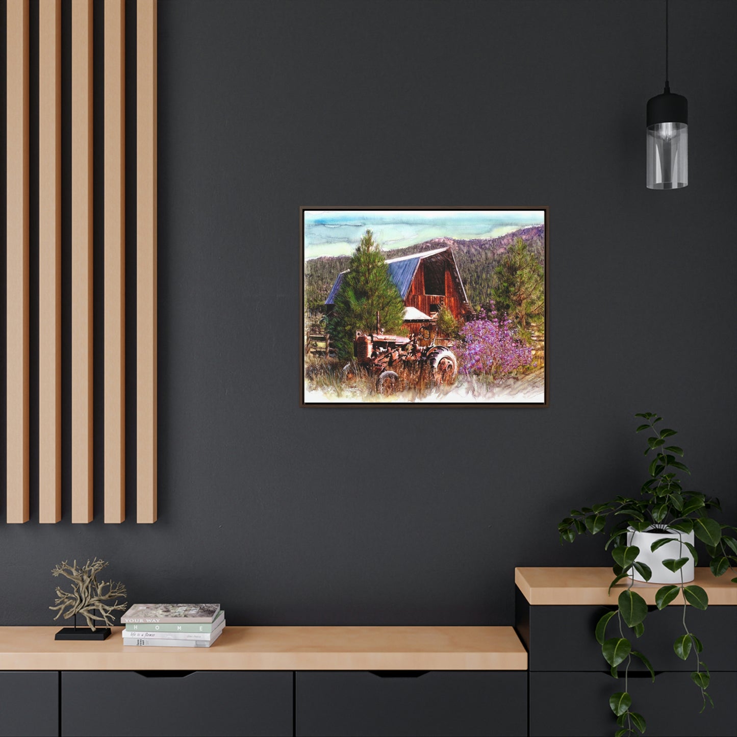"Twisp River Farm" Framed Gallery Wrapped Canvas - Kerry Siderius Art