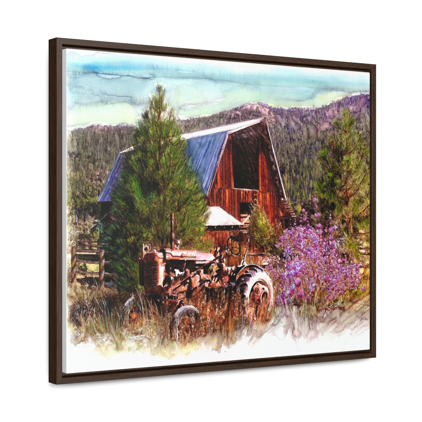 "Twisp River Farm" Framed Gallery Wrapped Canvas - Kerry Siderius Art