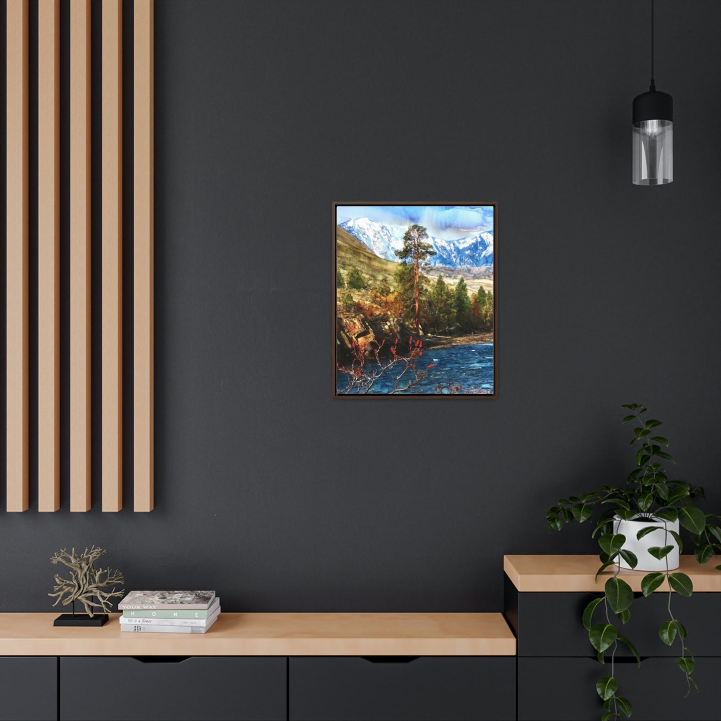 "If I Were A Tree" Gallery Wrapped Wood-Framed Canvas - Kerry Siderius Art