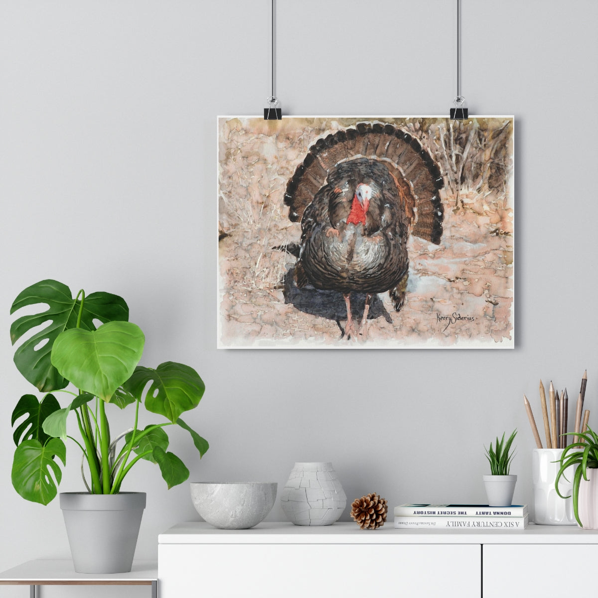 "Wild Turkey Up By Lake Wenatchee" on Archival Poster Print - Kerry Siderius Art