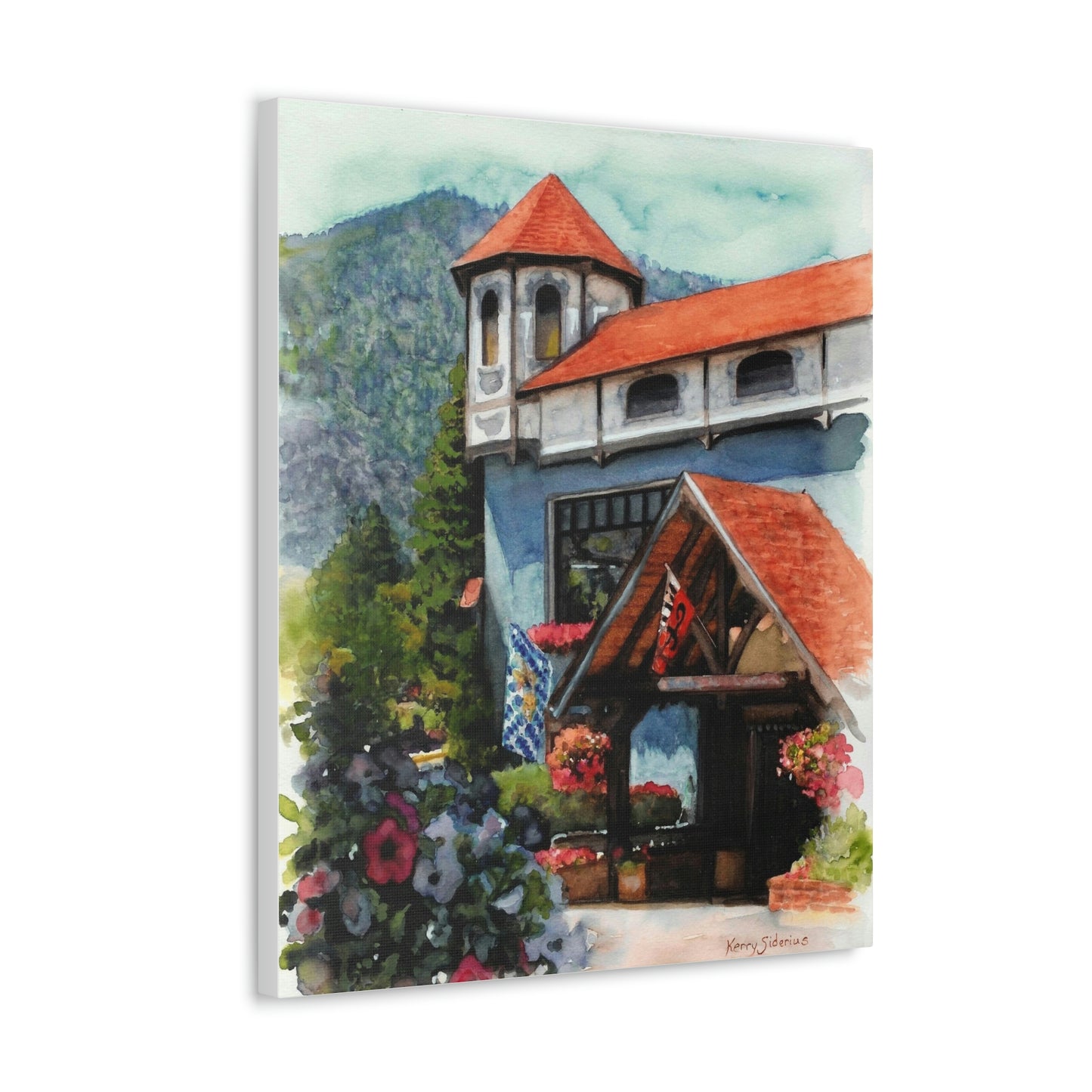 "Leavenworth's Little Music Shop" Gallery Wrapped Canvas - Kerry Siderius Art