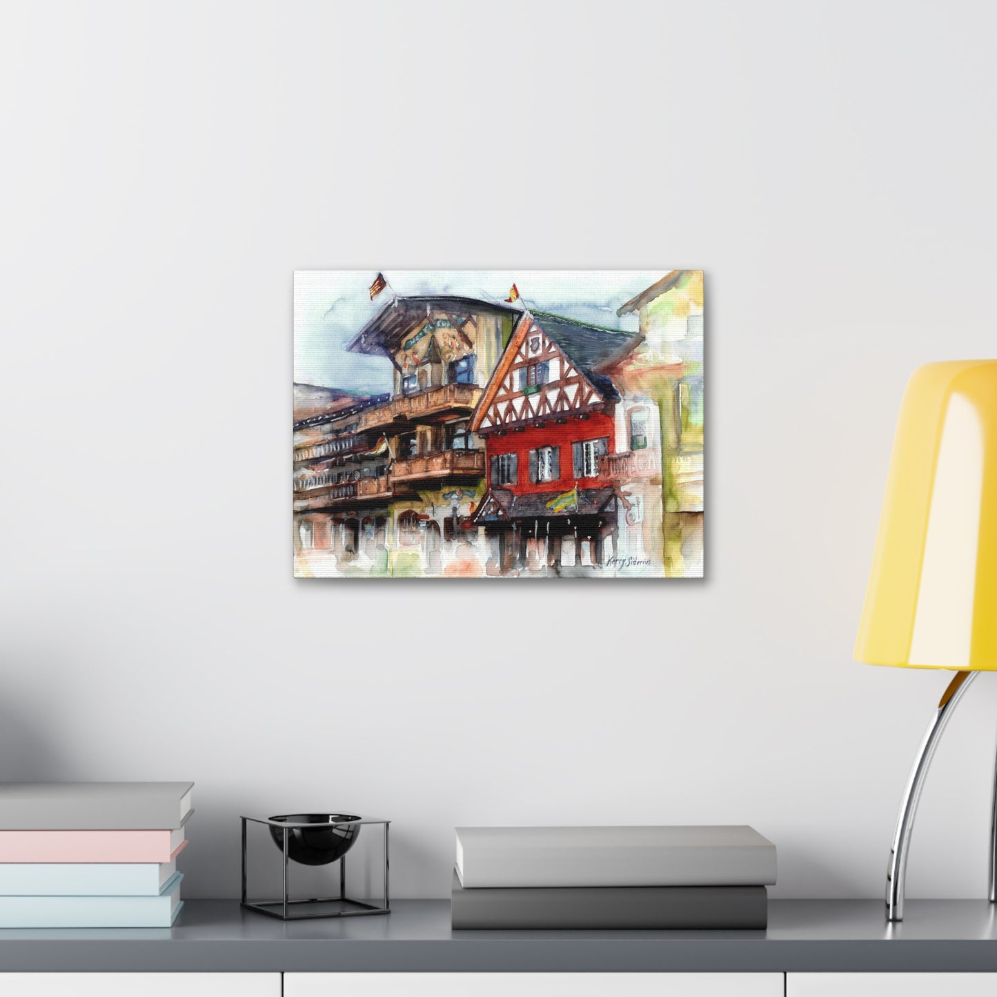 "Leavenworth Front Street" Stretched Canvas (3 Sizes) - Kerry Siderius Art