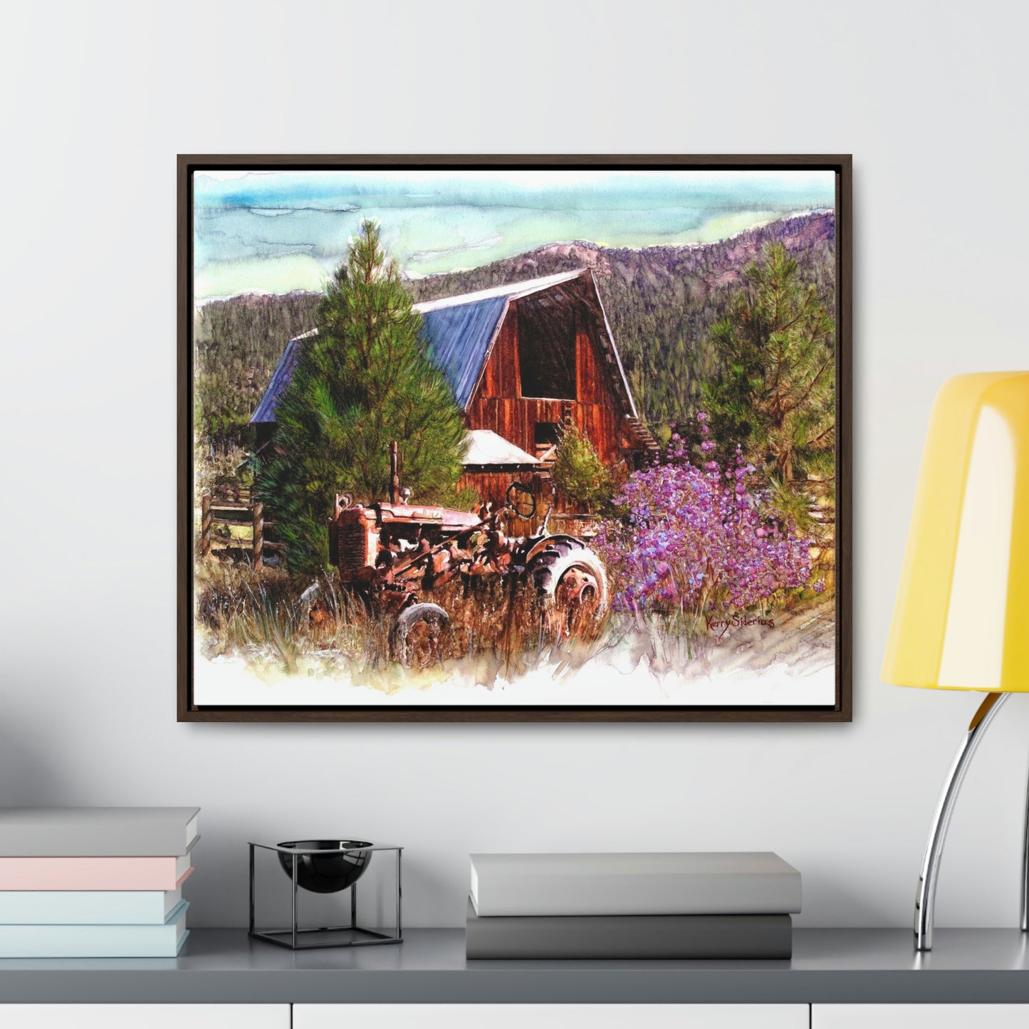 "Twisp River Farm" Framed Gallery Wrapped Canvas - Kerry Siderius Art