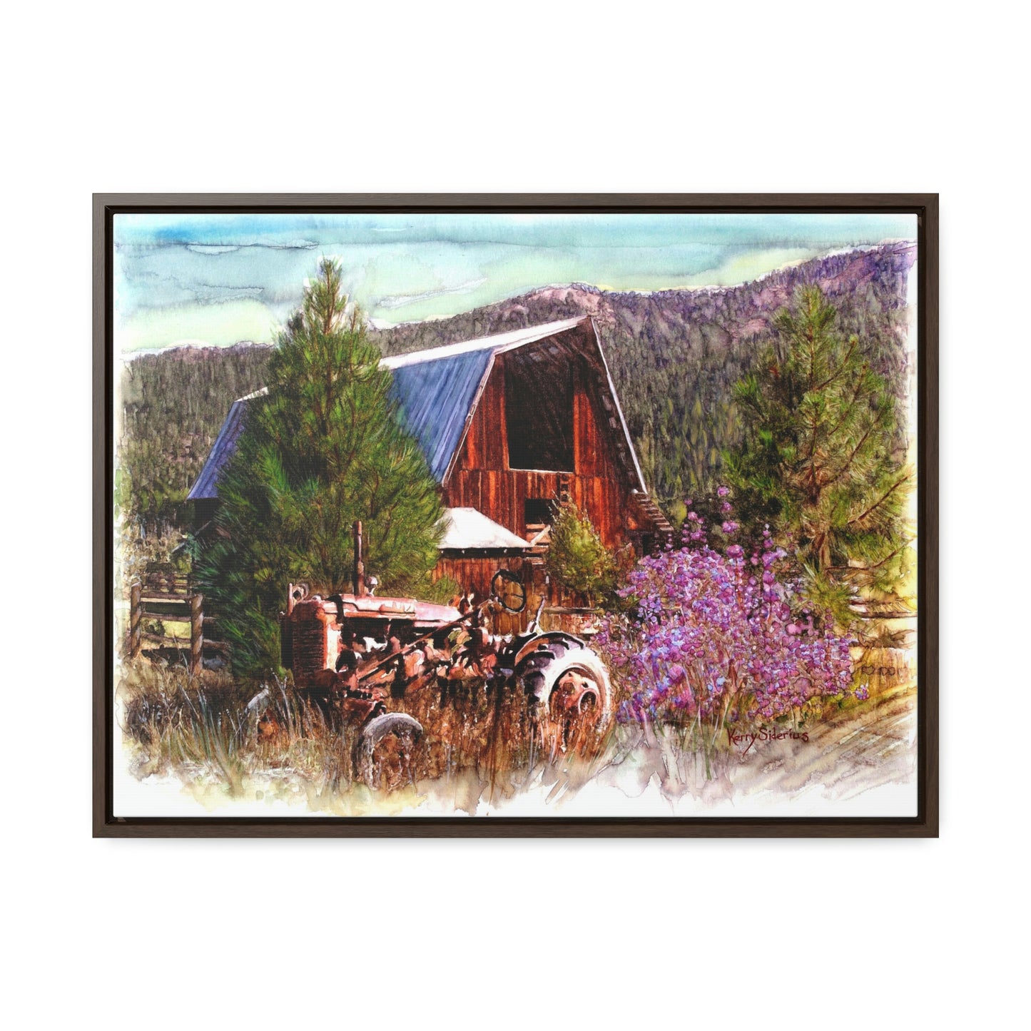 "Twisp River Farm" Framed Gallery Wrapped Canvas - Kerry Siderius Art