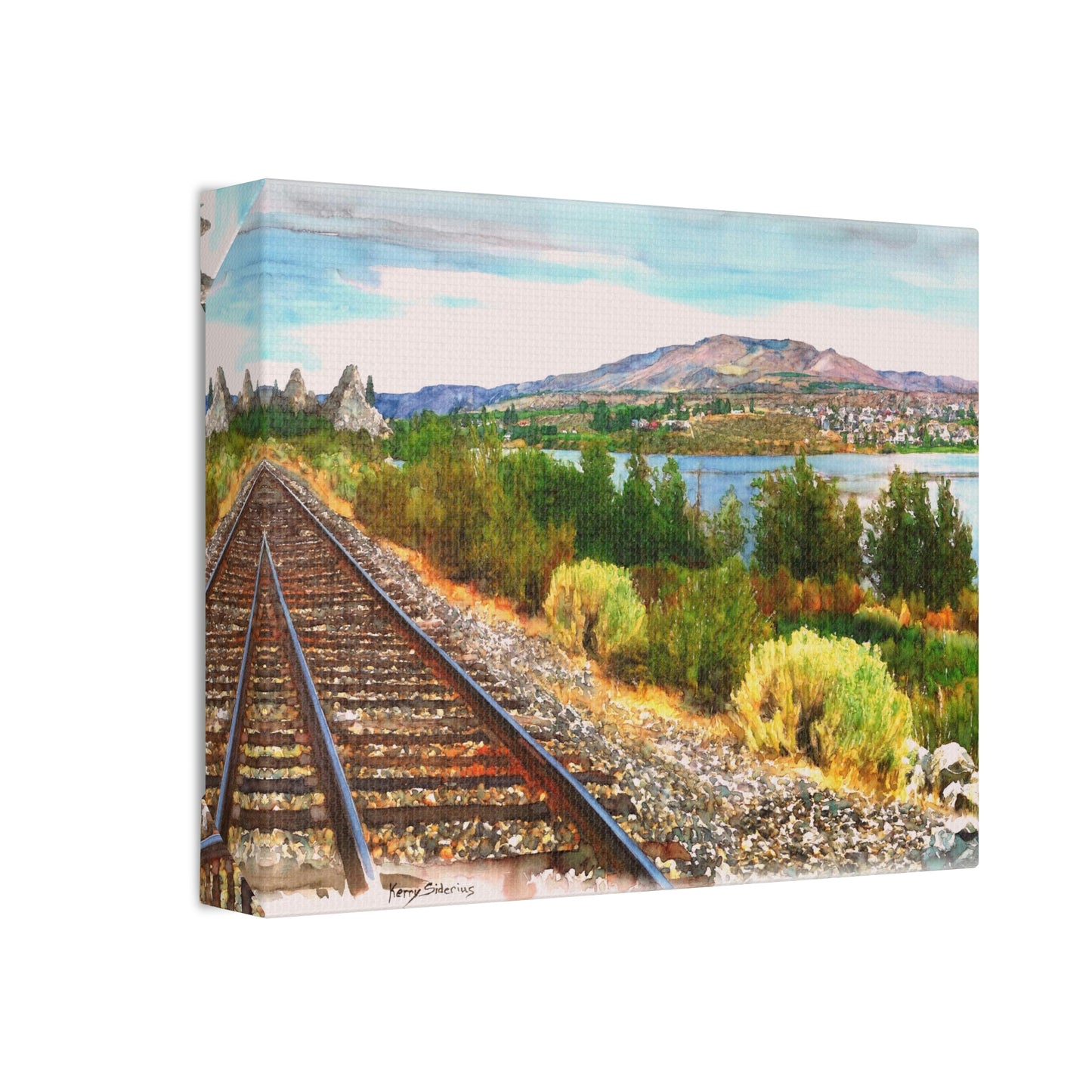 "Sun Cove Across the River" Canvas - Kerry Siderius Art