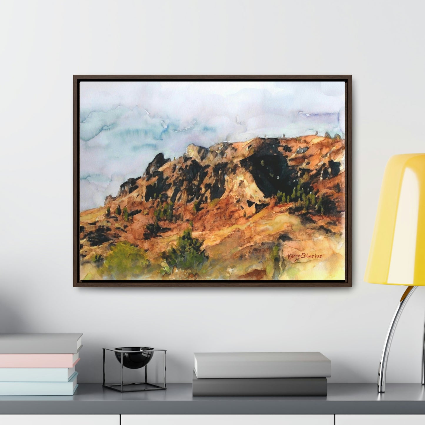 "Saddle Rock, Early Spring" Wood-Framed Gallery Wrapped Canvas - Kerry Siderius Art