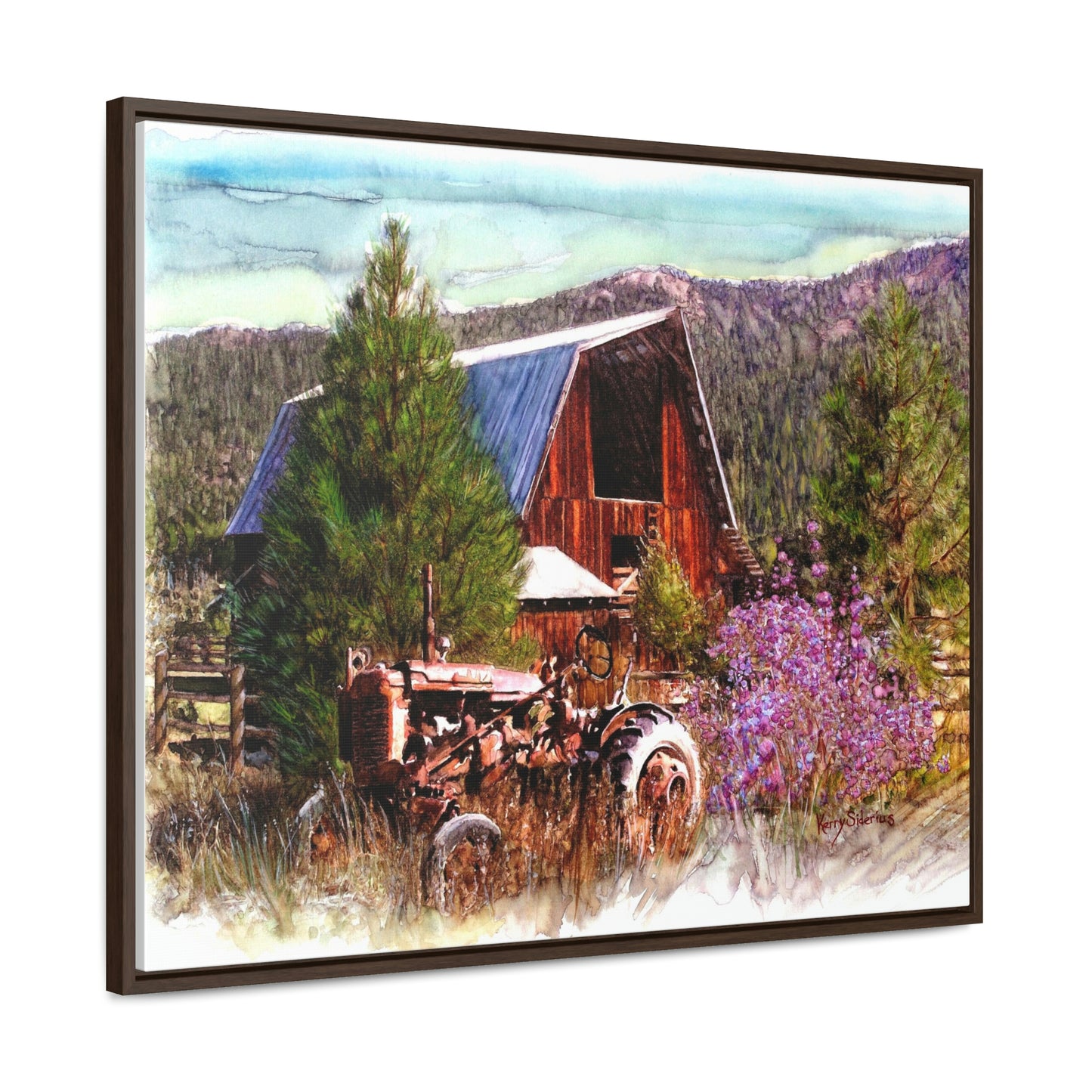 "Twisp River Farm" Framed Gallery Wrapped Canvas - Kerry Siderius Art
