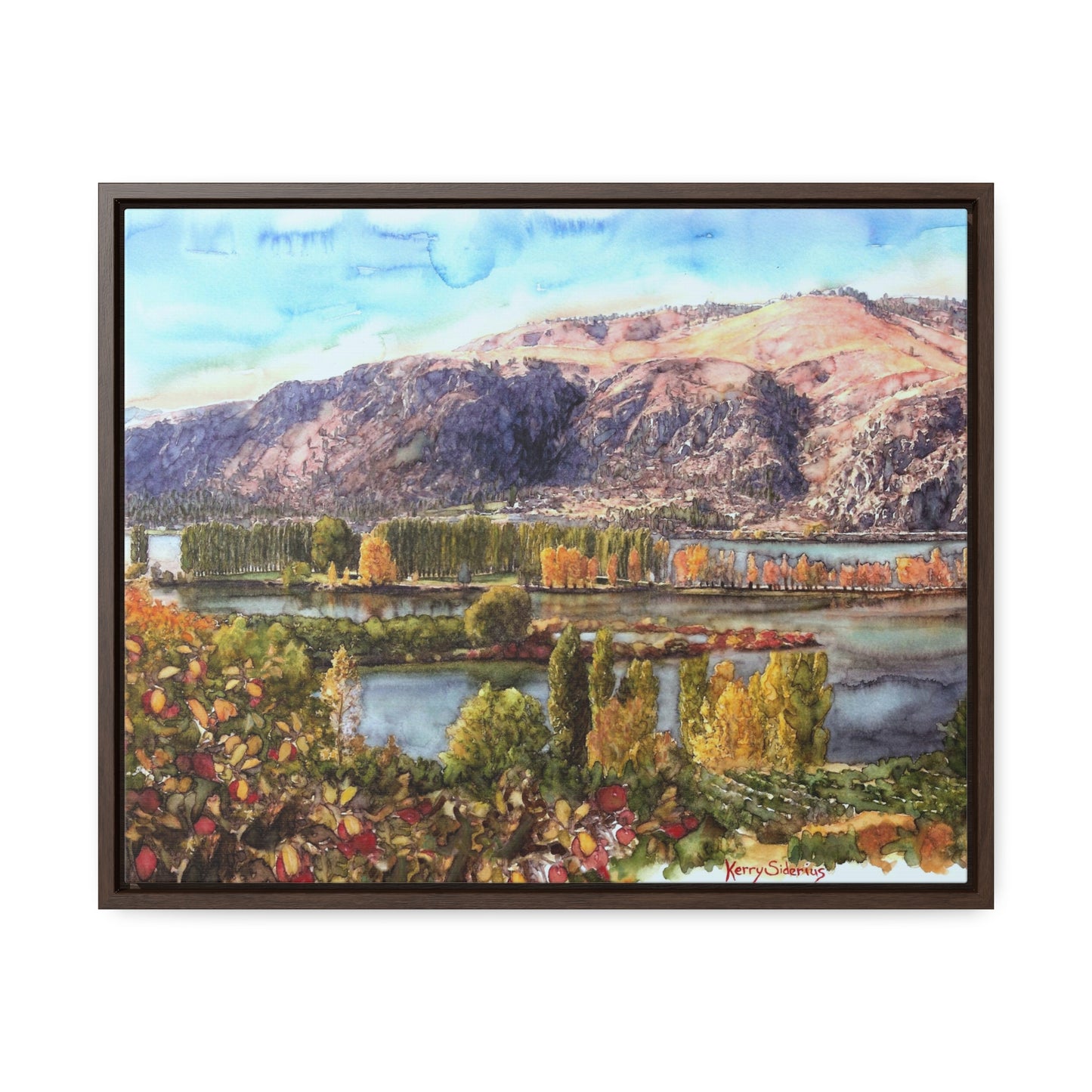 "Daroga Park" Gallery Wrapped Wood-Framed Canvas - Kerry Siderius Art