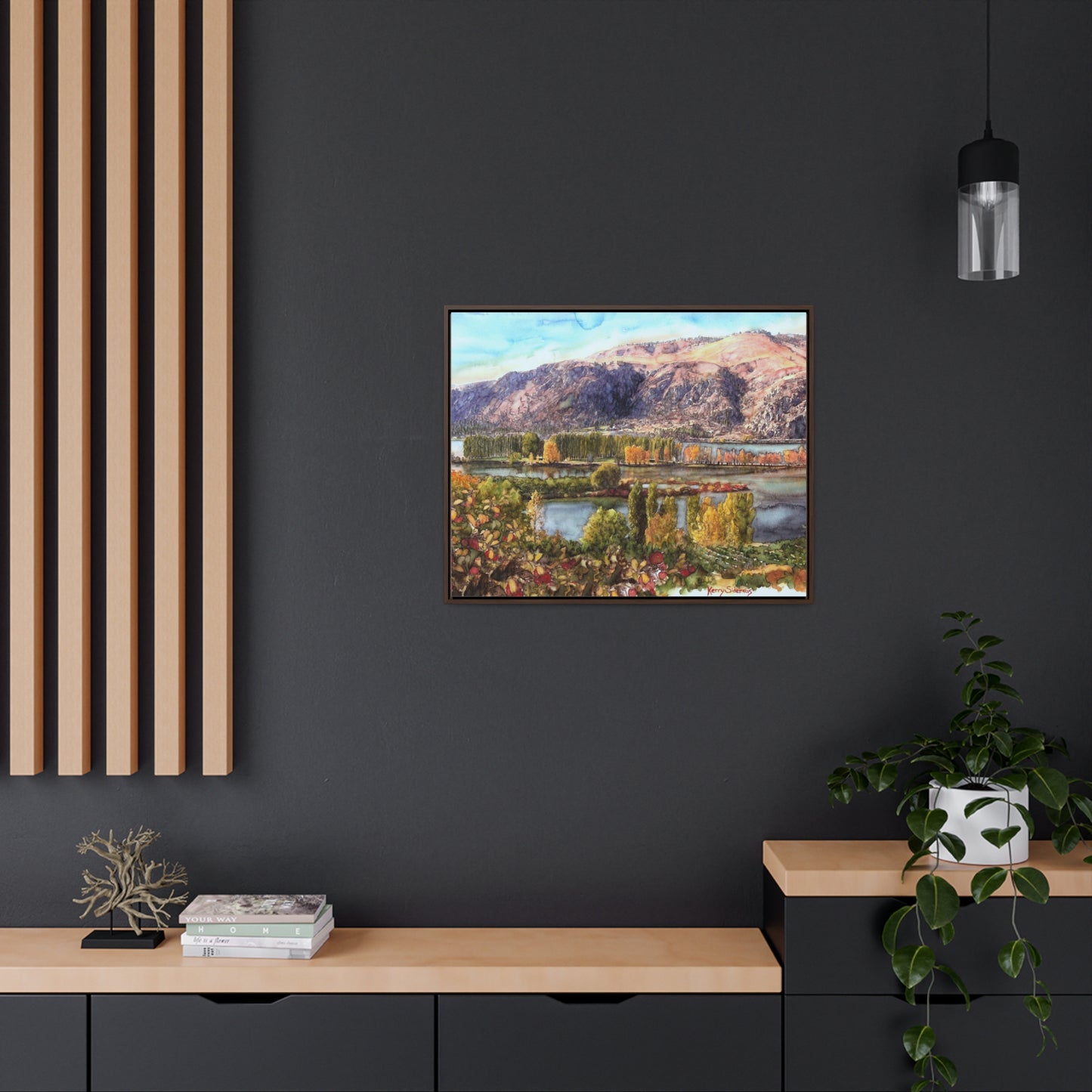 "Daroga Park" Gallery Wrapped Wood-Framed Canvas - Kerry Siderius Art