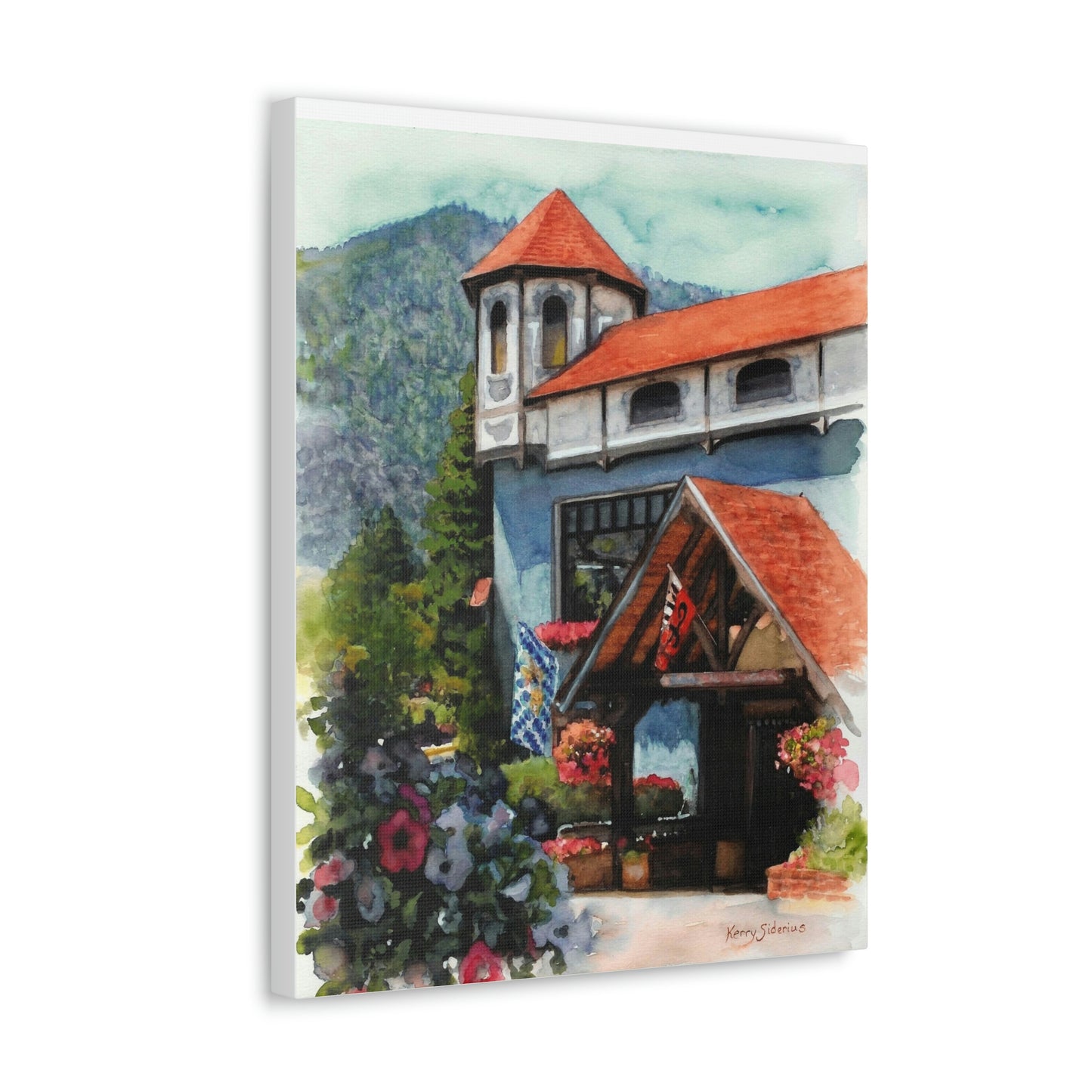 "Leavenworth's Little Music Shop" Gallery Wrapped Canvas - Kerry Siderius Art