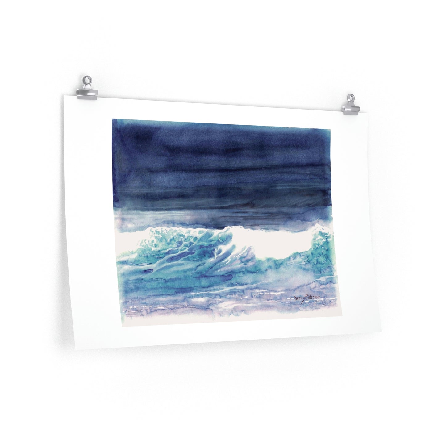 "Wave" Archival Poster (4 Sizes) - Kerry Siderius Art