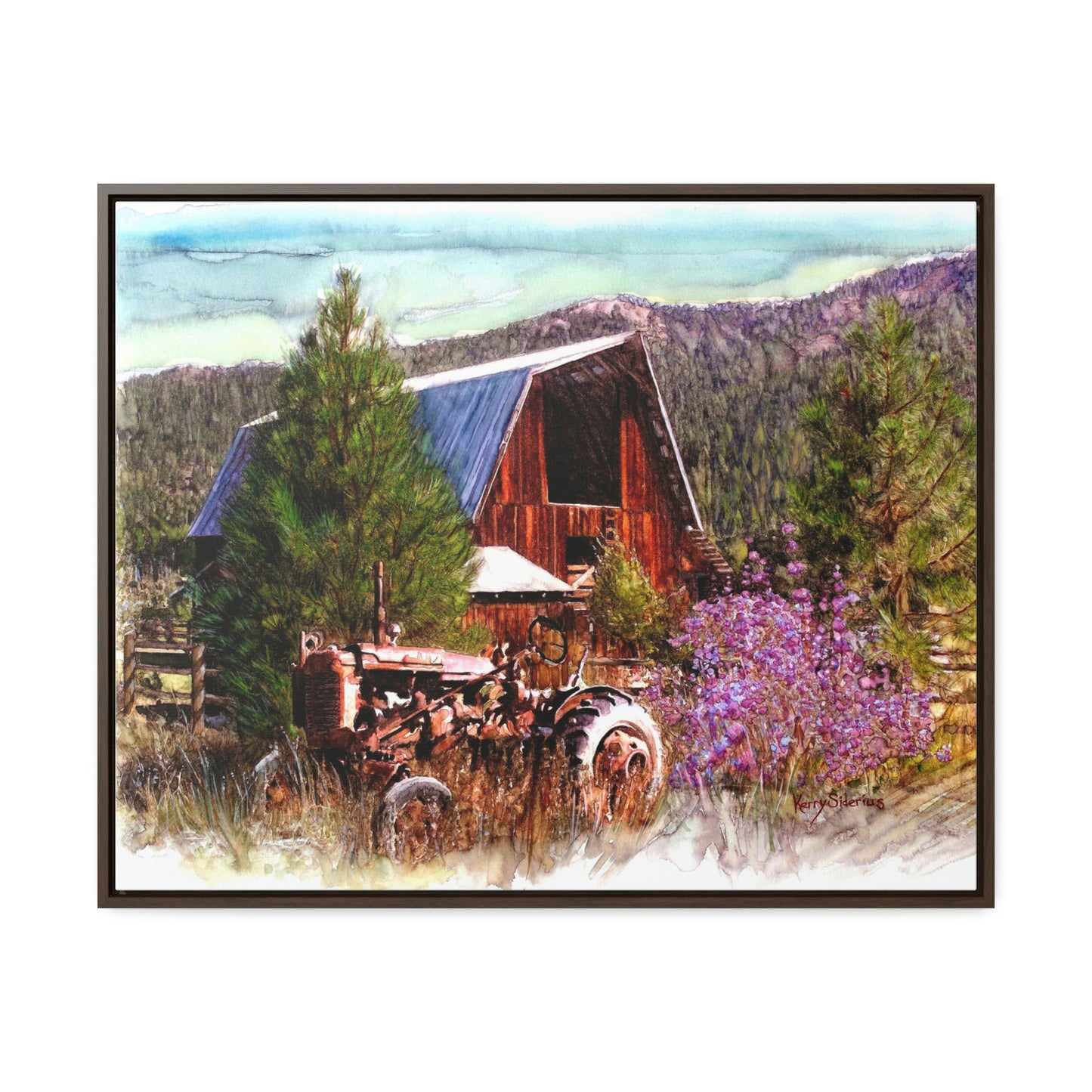 "Twisp River Farm" Framed Gallery Wrapped Canvas - Kerry Siderius Art