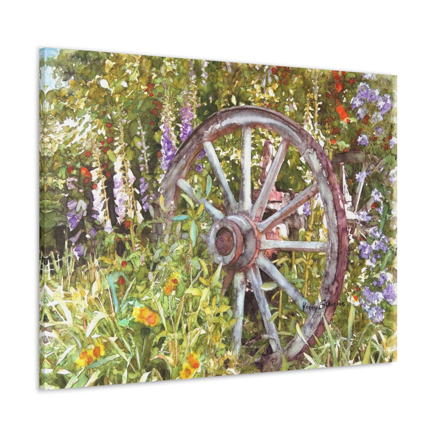 "Wagon Wheel" Gallery Wrapped Canvas - Kerry Siderius Art