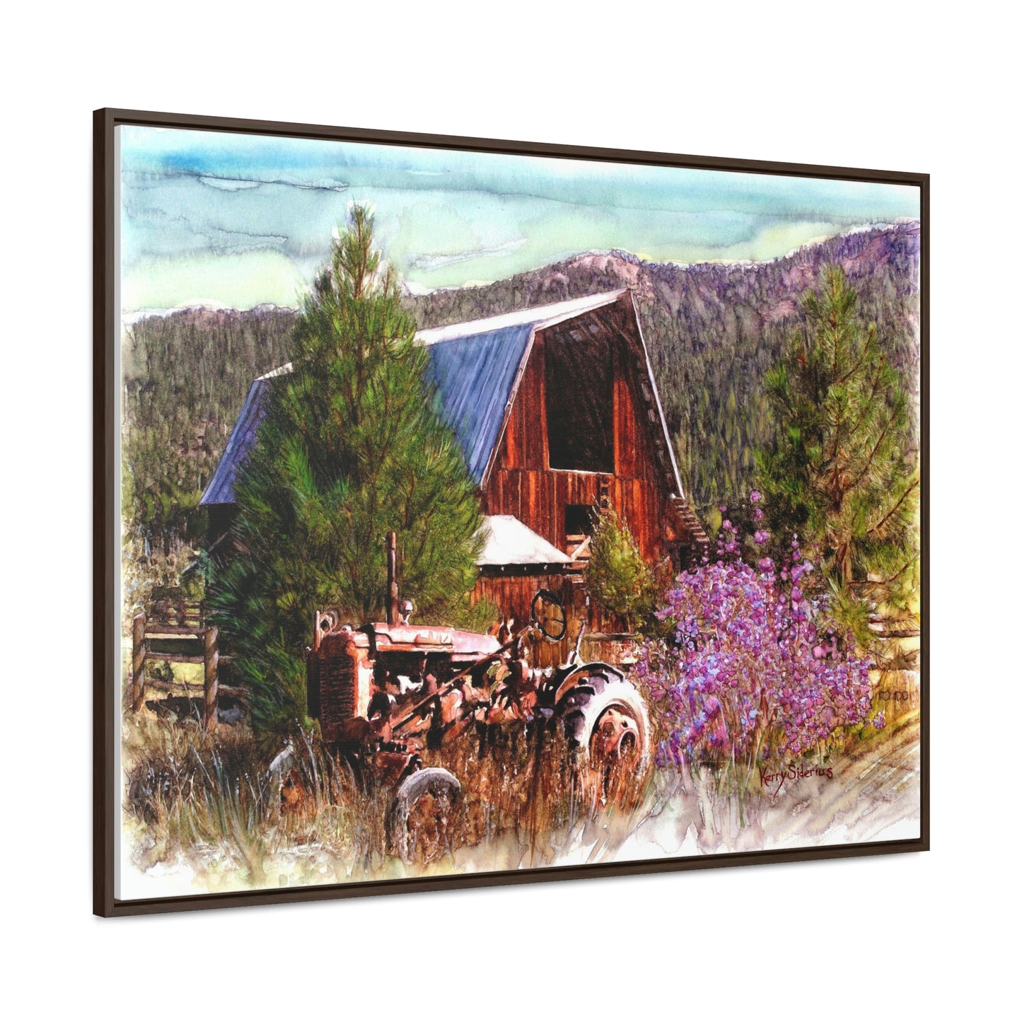 "Twisp River Farm" Framed Gallery Wrapped Canvas - Kerry Siderius Art