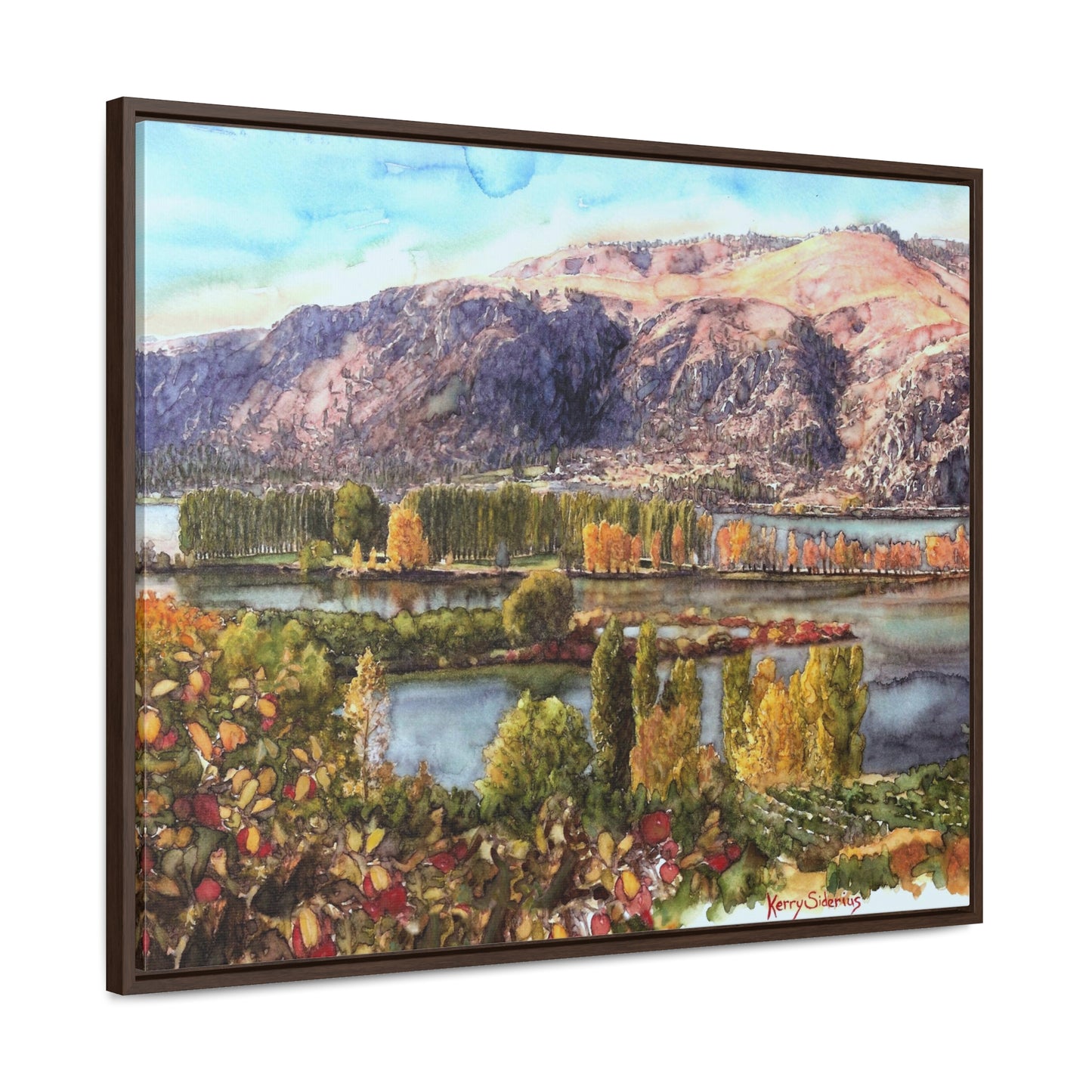 "Daroga Park" Gallery Wrapped Wood-Framed Canvas - Kerry Siderius Art
