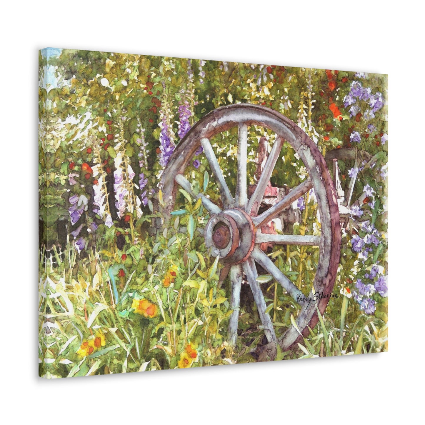 "Wagon Wheel" Gallery Wrapped Canvas - Kerry Siderius Art