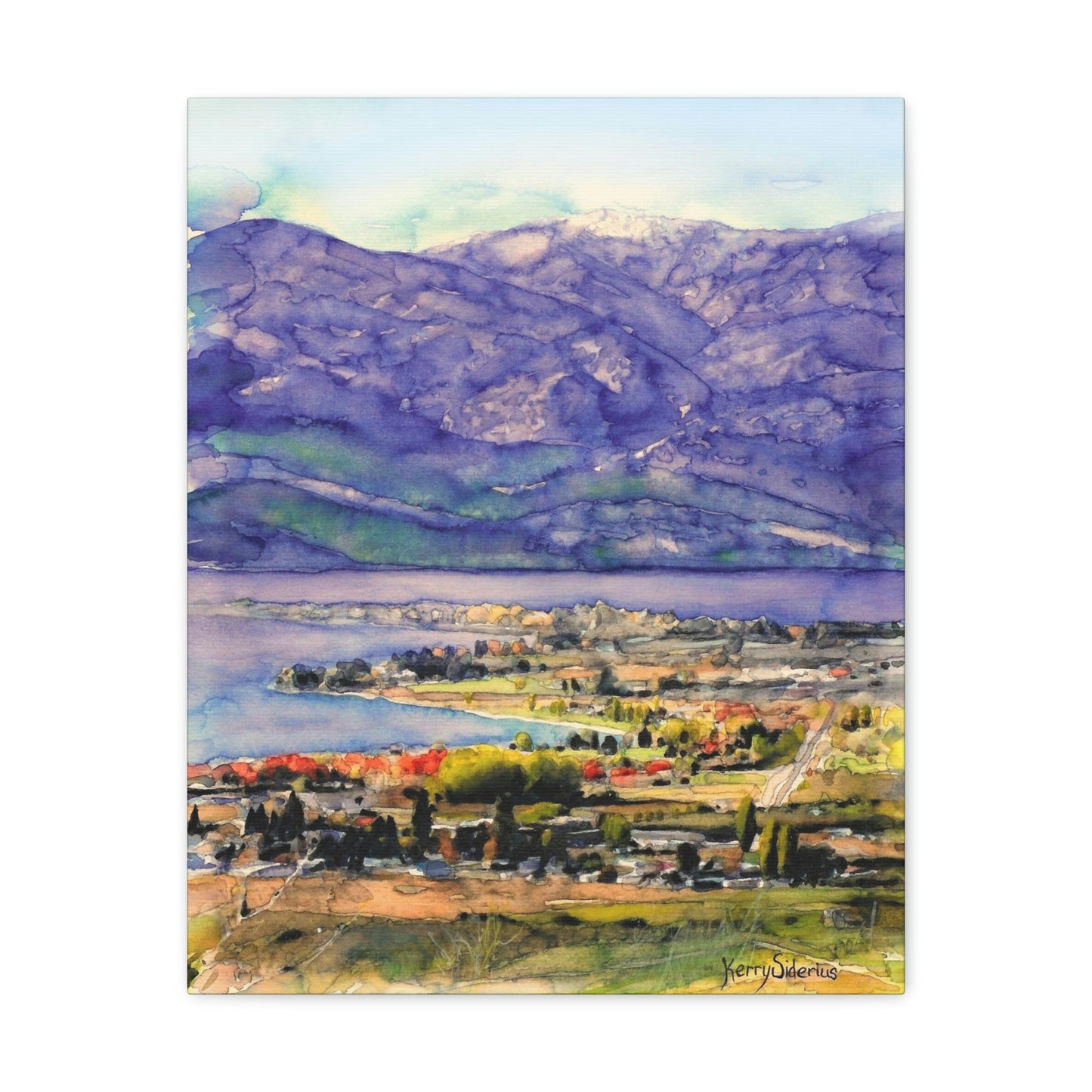 "Wapato Point, March" Gallery Wrapped Canvas - Kerry Siderius Art
