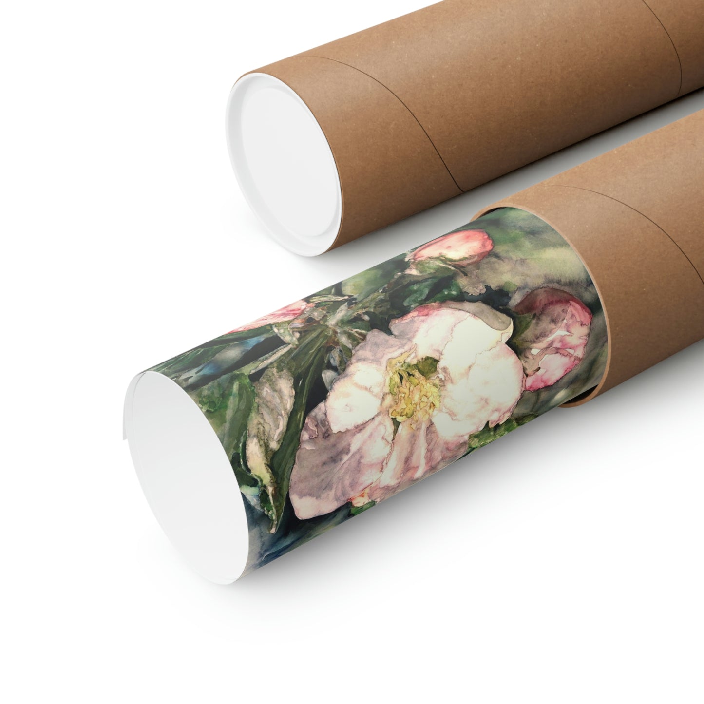 "Apple Blossom Time in Chelan" Premium Matte Poster Print - Kerry Siderius Art