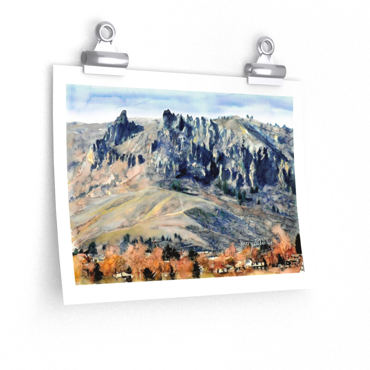 "Saddle Rock Fall" Premium Archival Poster - Kerry Siderius Art