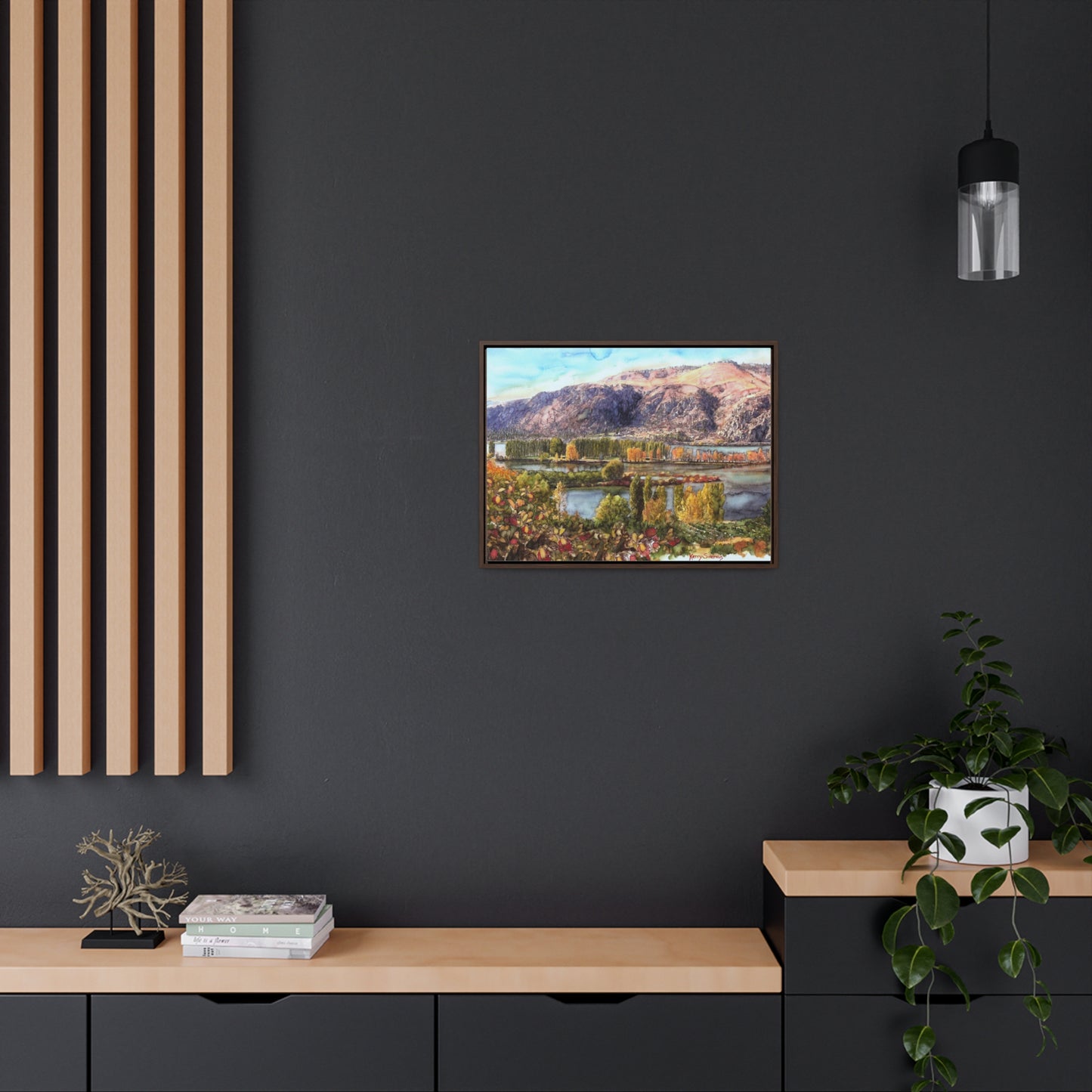 "Daroga Park" Gallery Wrapped Wood-Framed Canvas - Kerry Siderius Art