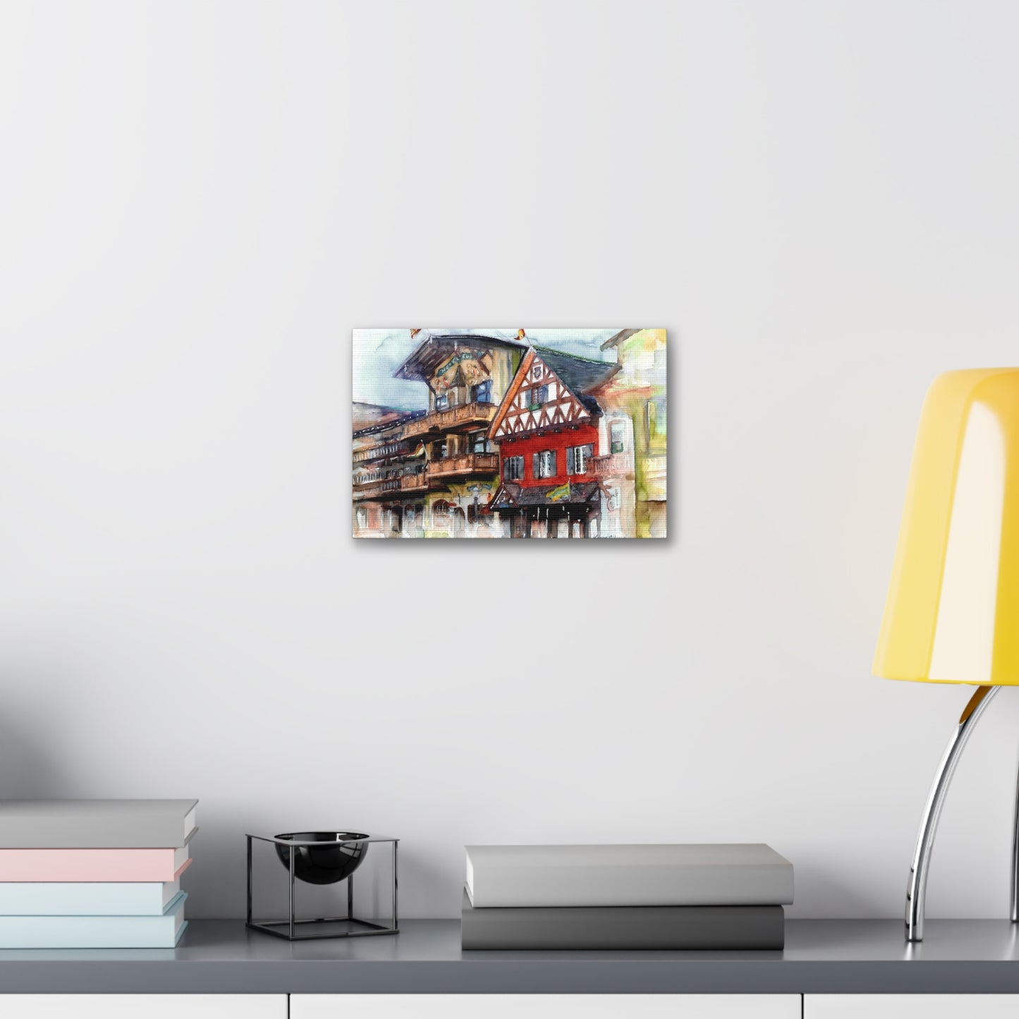 "Leavenworth Front Street" Stretched Canvas (3 Sizes) - Kerry Siderius Art