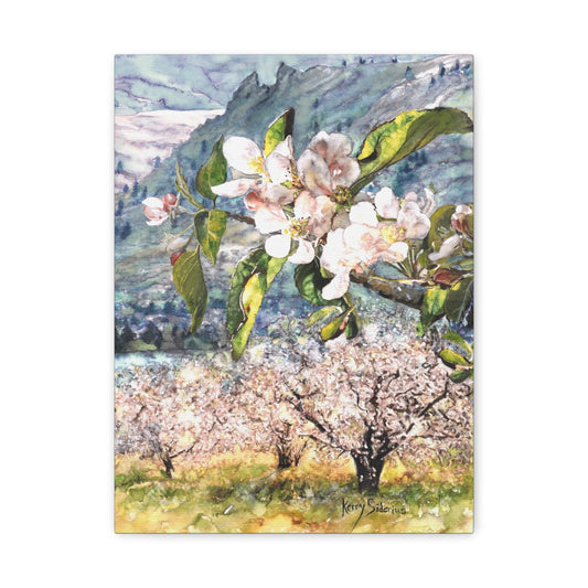 Blossom Art Canvas Print, Floral Wall Decor, Nature Photography, Gift for Garden Lovers, Elegant Home Decor