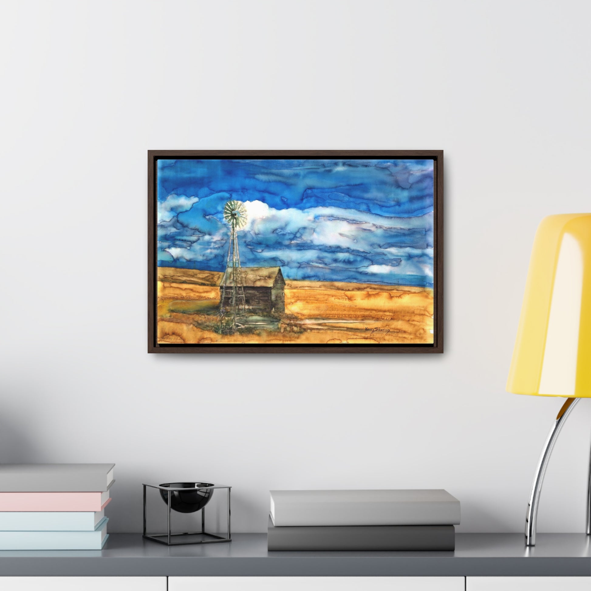 "Waterville Windmill" Gallery Wrapped Wood-Framed Canvas - Kerry Siderius Art 