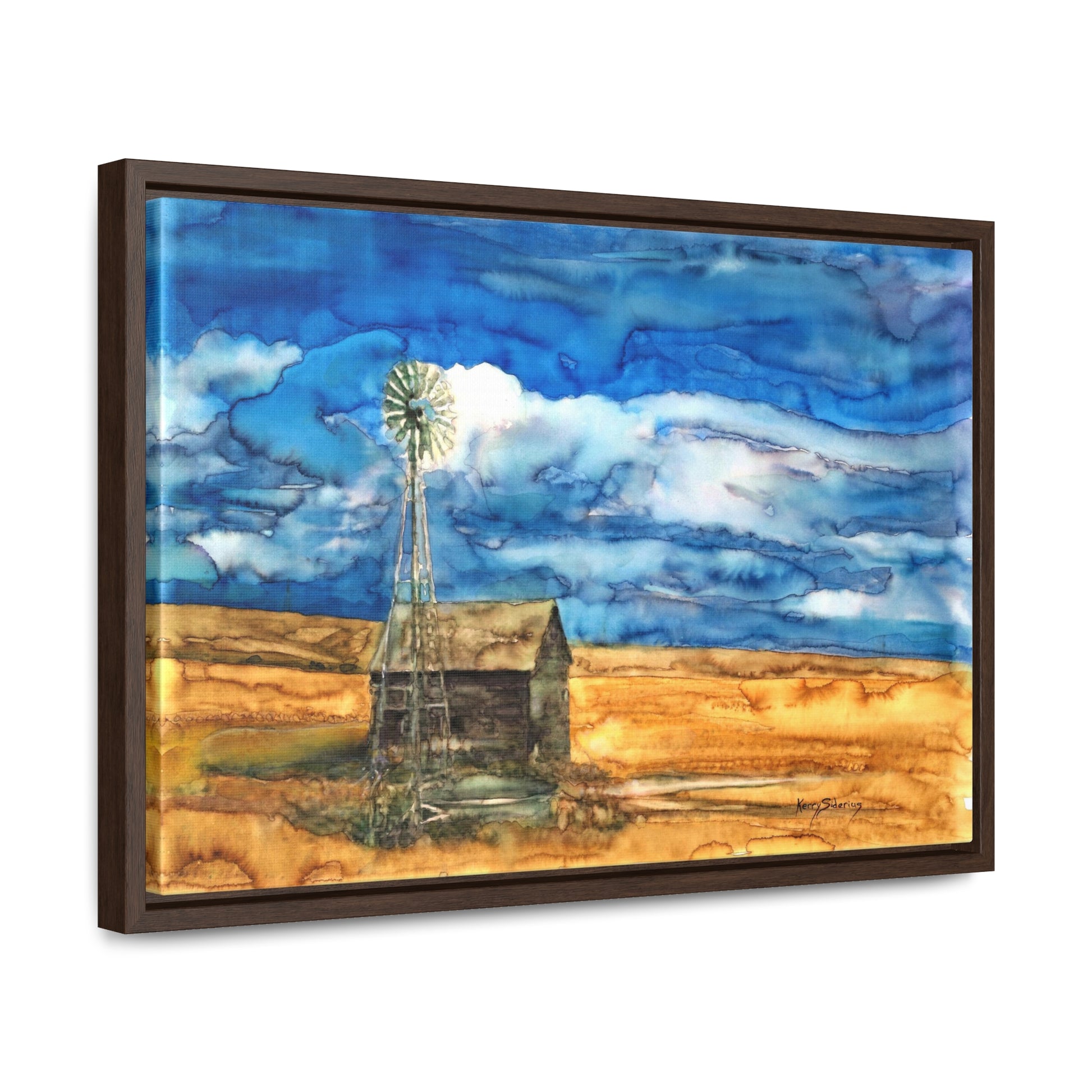 "Waterville Windmill" Gallery Wrapped Wood-Framed Canvas - Kerry Siderius Art 